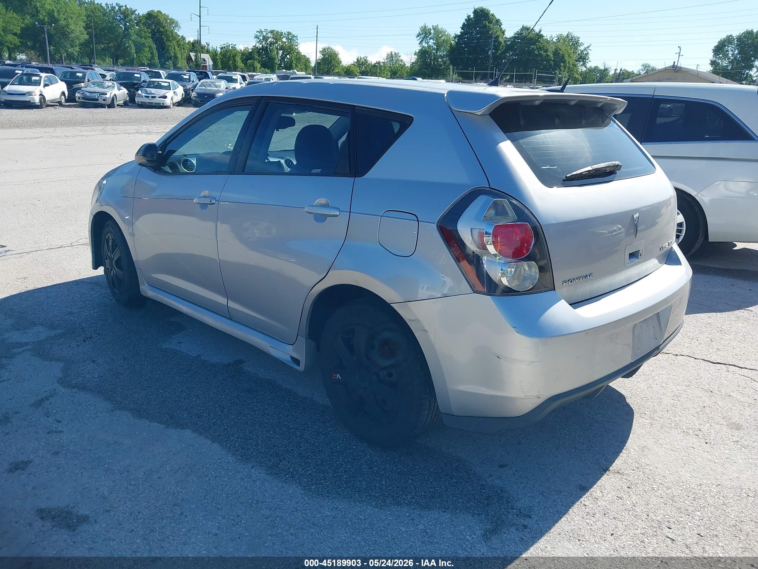 2009 Pontiac Vibe Gt Серебряный vin: 5Y2SR67029Z457263