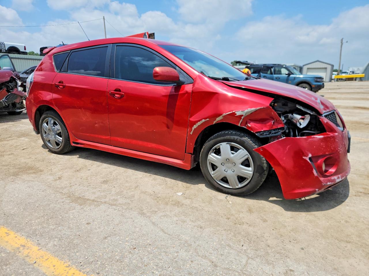 2009 Pontiac Vibe Gt Red vin: 5Y2SR67039Z448541