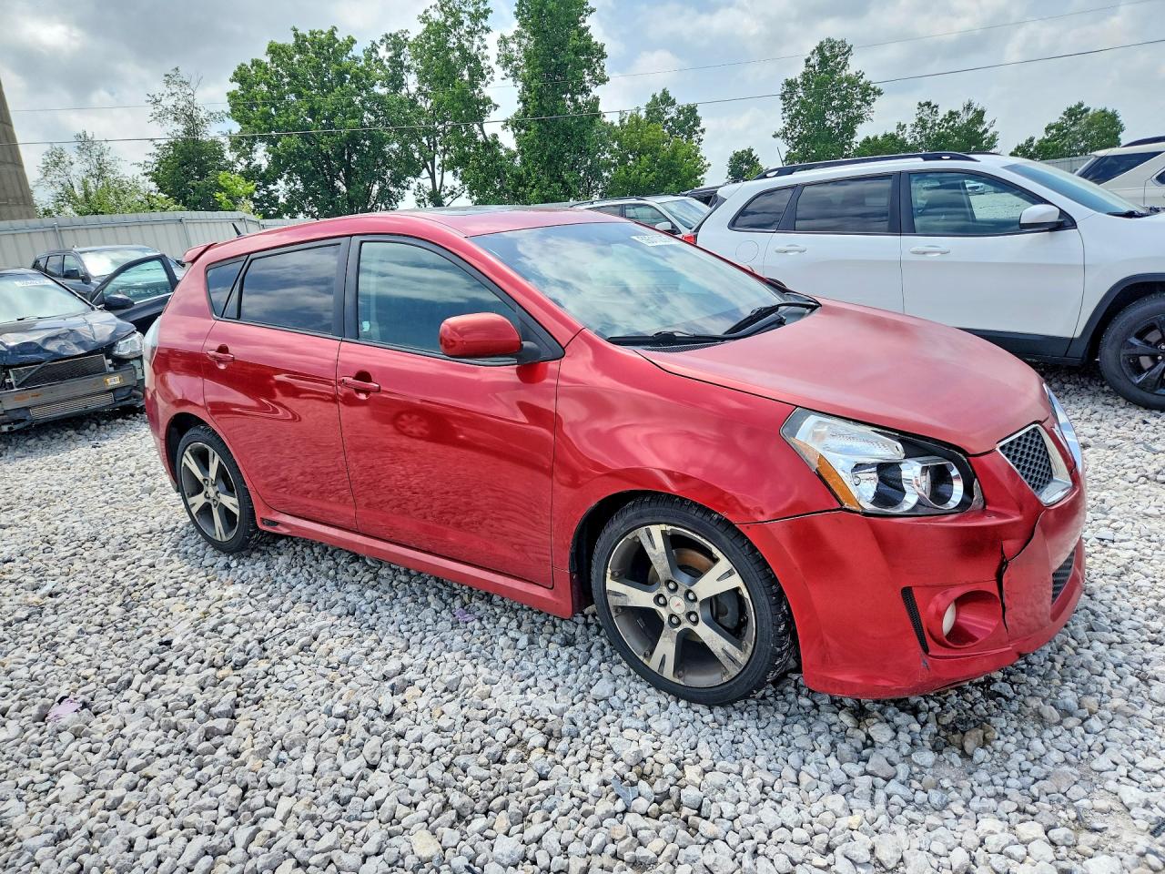 2009 Pontiac Vibe Gt Red vin: 5Y2SR67059Z407988
