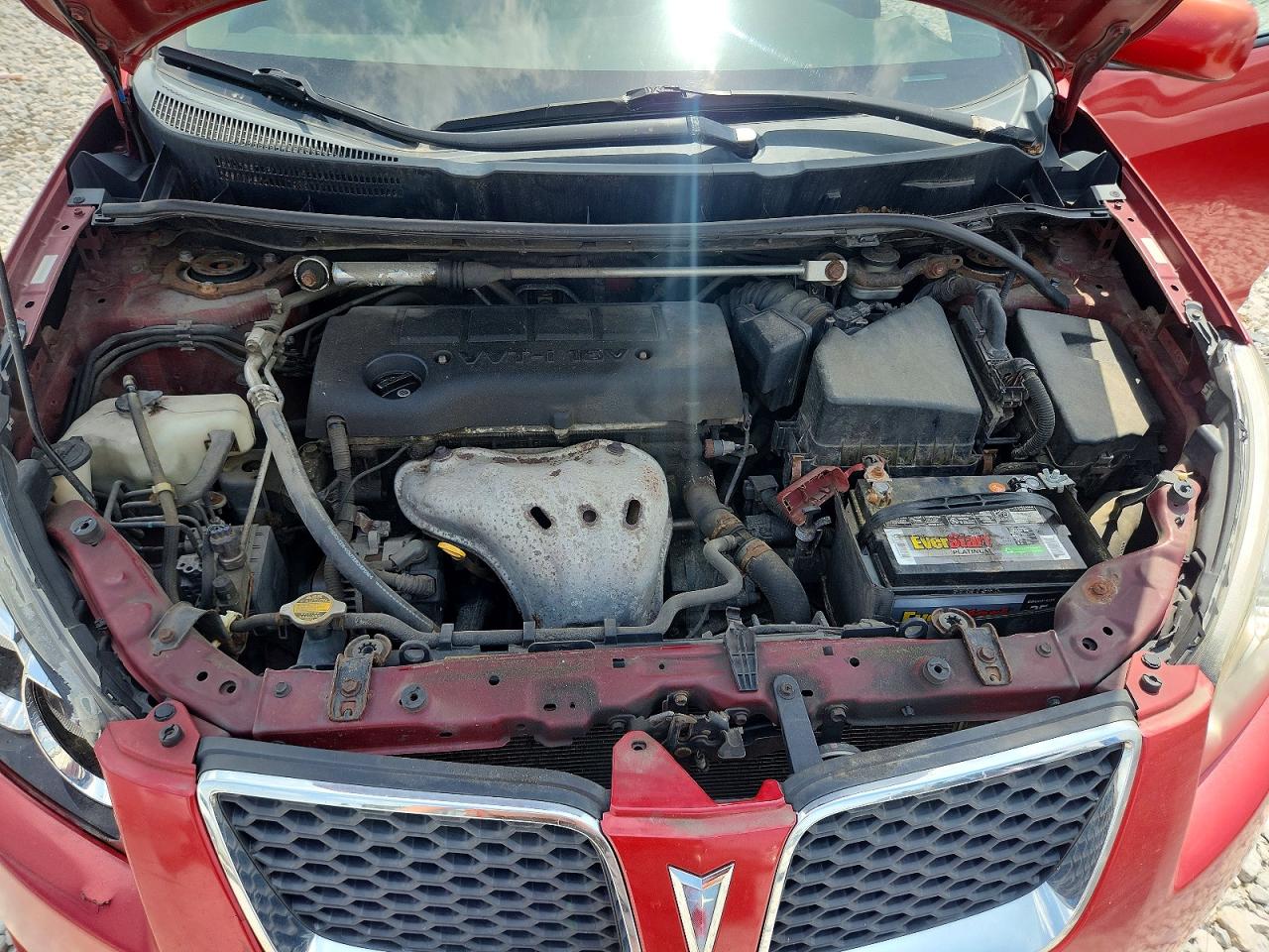 2009 Pontiac Vibe Gt Red vin: 5Y2SR67059Z407988