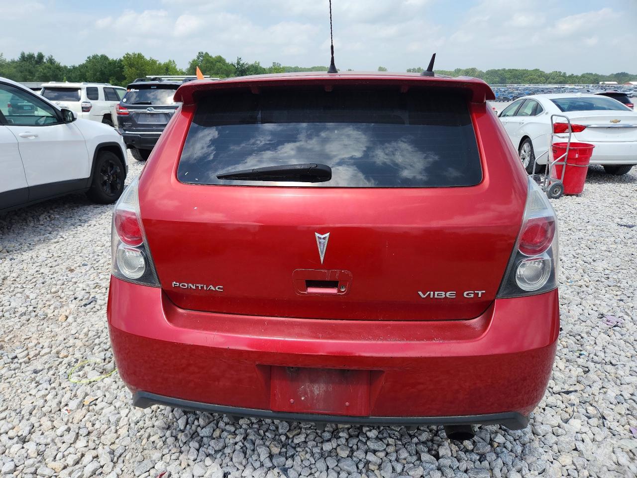 2009 Pontiac Vibe Gt Red vin: 5Y2SR67059Z407988