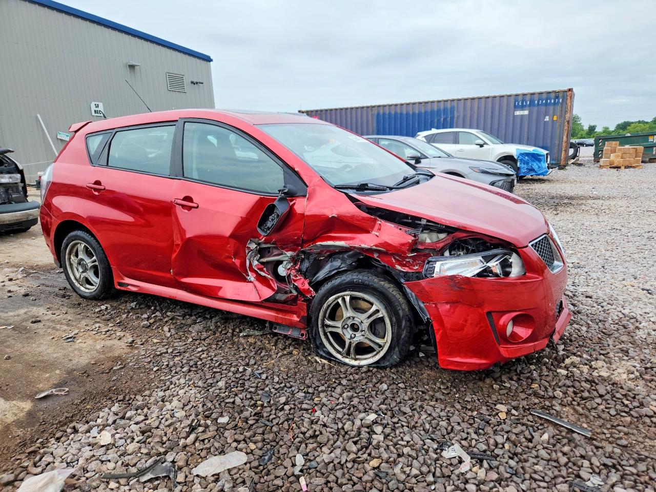 2009 Pontiac Vibe Gt Red vin: 5Y2SR67069Z409751