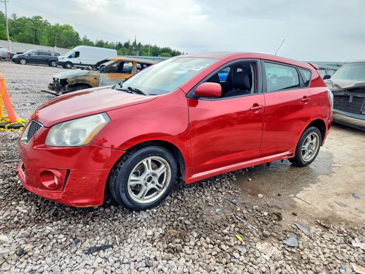 2009 Pontiac Vibe Gt Red vin: 5Y2SR67069Z409751
