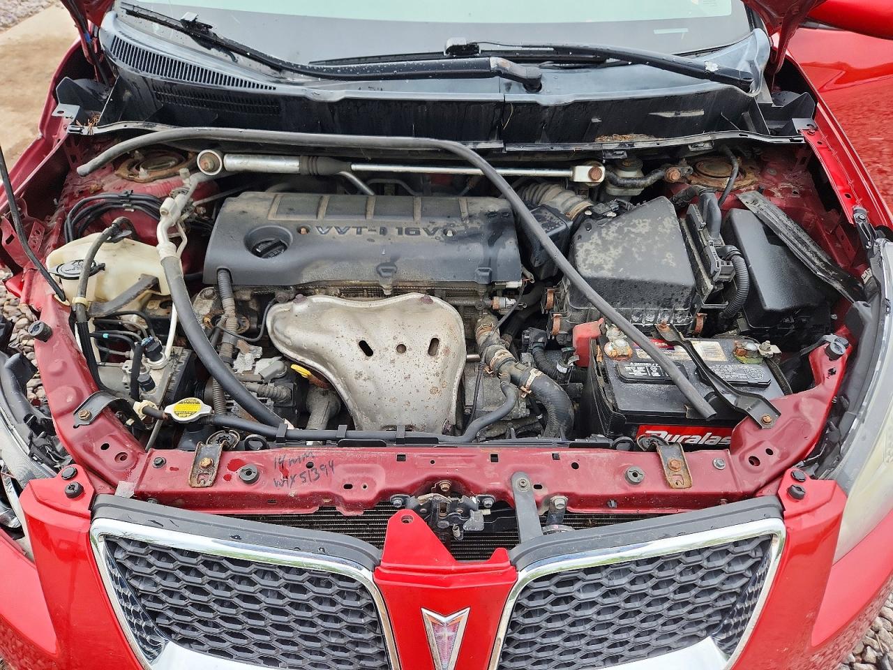 2009 Pontiac Vibe Gt Red vin: 5Y2SR67069Z409751