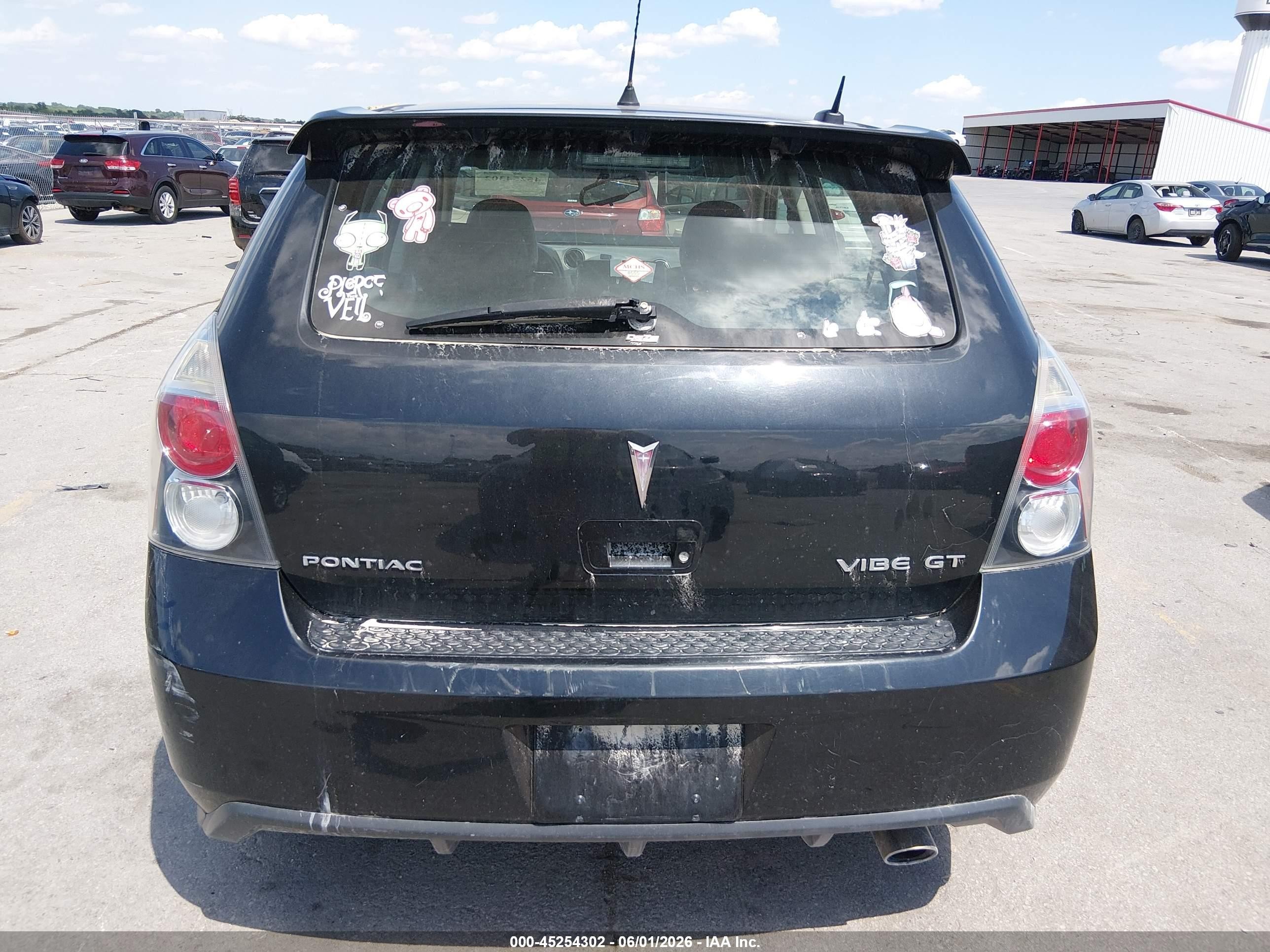 2009 Pontiac Vibe Gt Black vin: 5Y2SR67069Z444306
