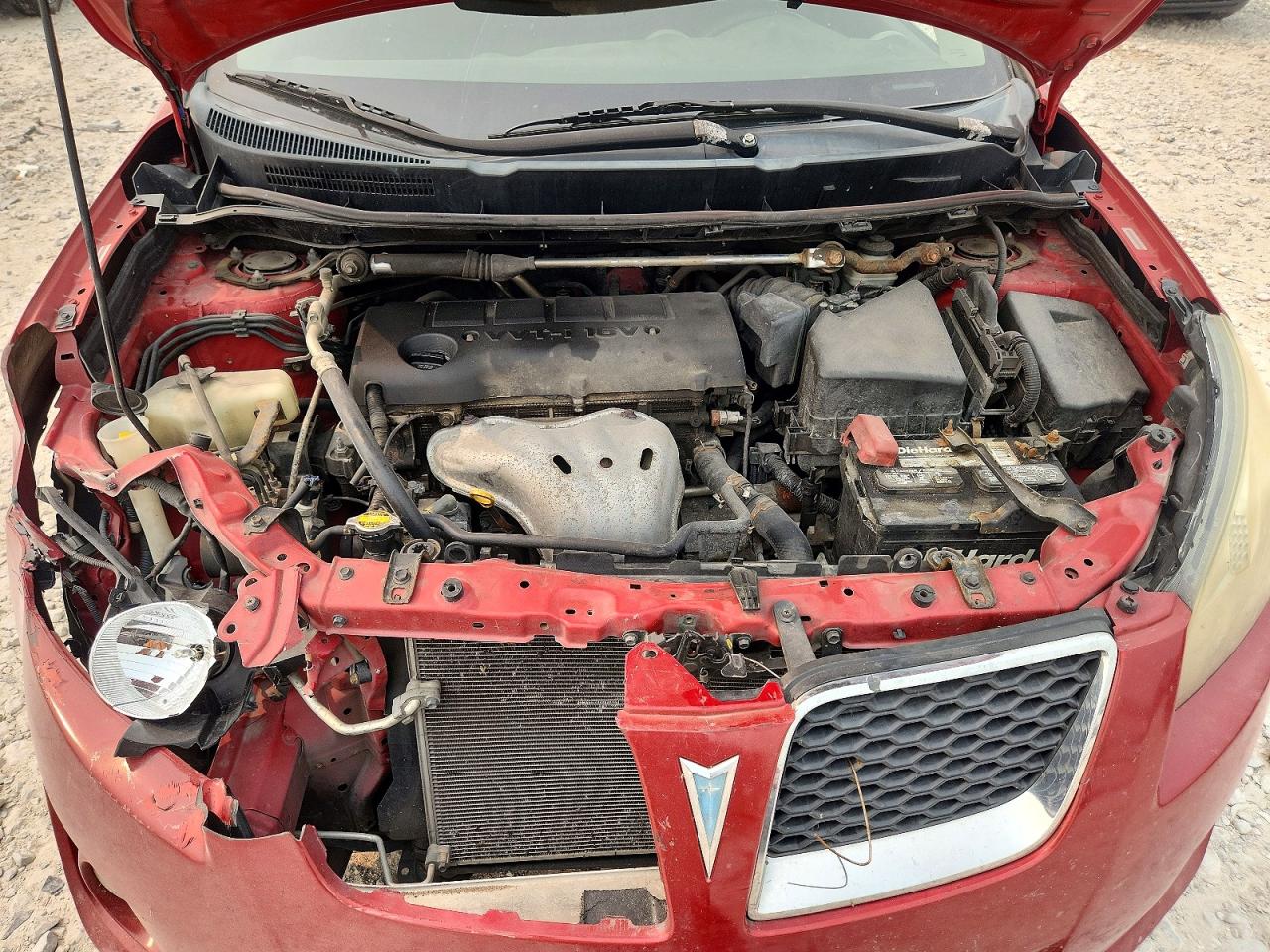 2009 Pontiac Vibe Gt Red vin: 5Y2SR67089Z467313
