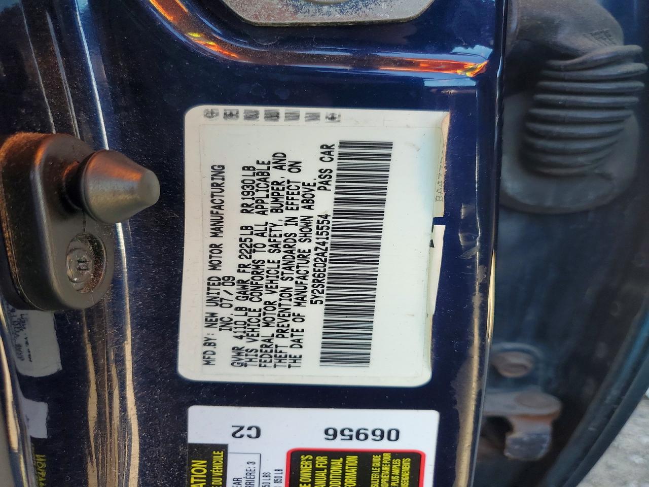 2010 Pontiac Vibe Gt Синий vin: 5Y2SR6E02AZ415554