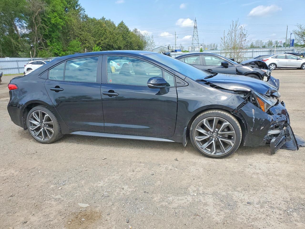 2021 Toyota Corolla Se Черный vin: 5YFB4MBE3MP079561
