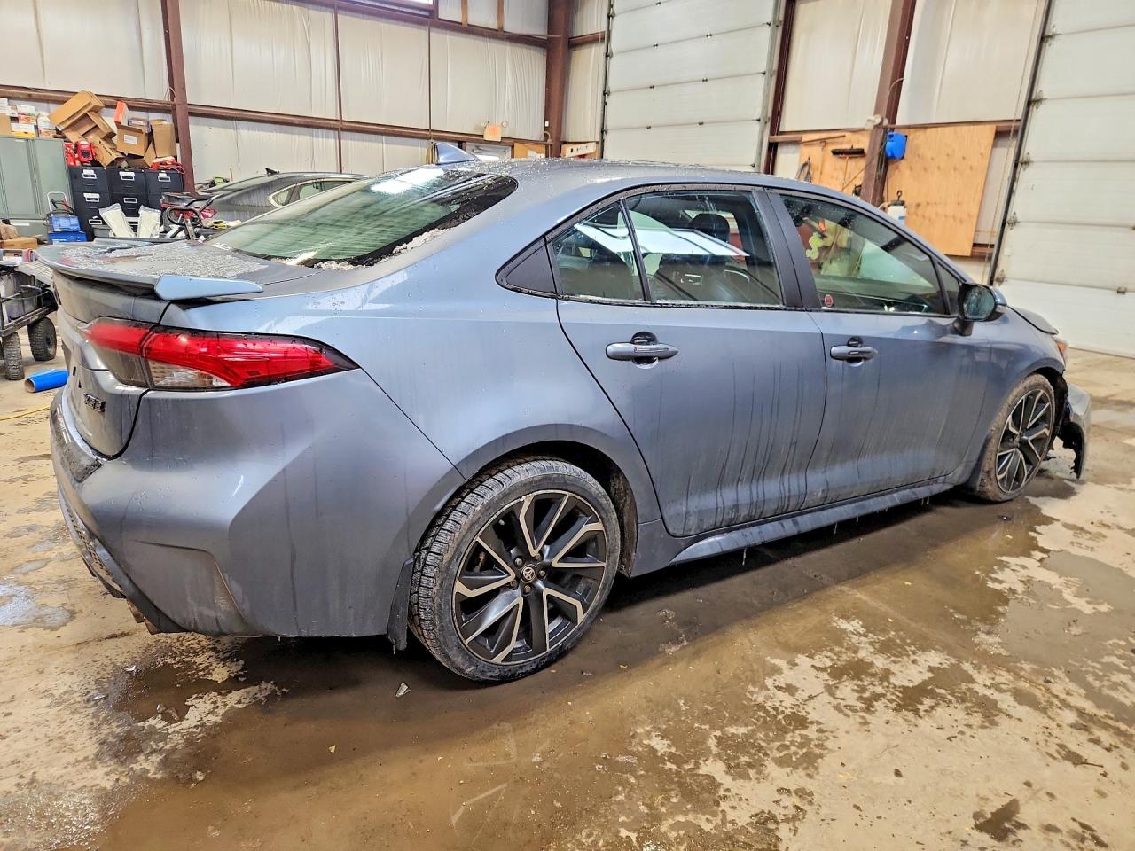 2022 Toyota Corolla Se Gray vin: 5YFB4MBE6NP123392