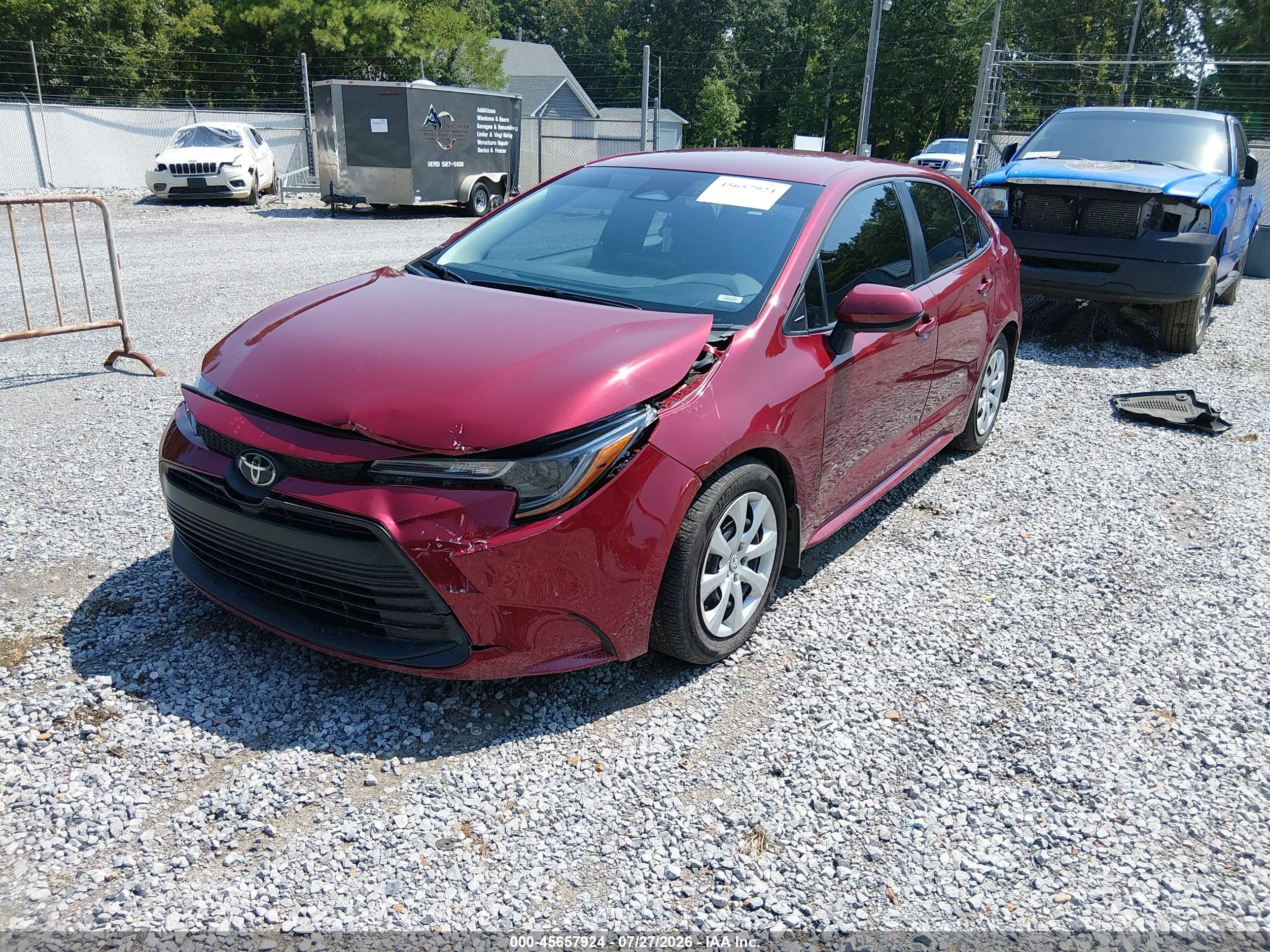 2025 Toyota Corolla Le Black vin: 5YFB4MDE0SP320177