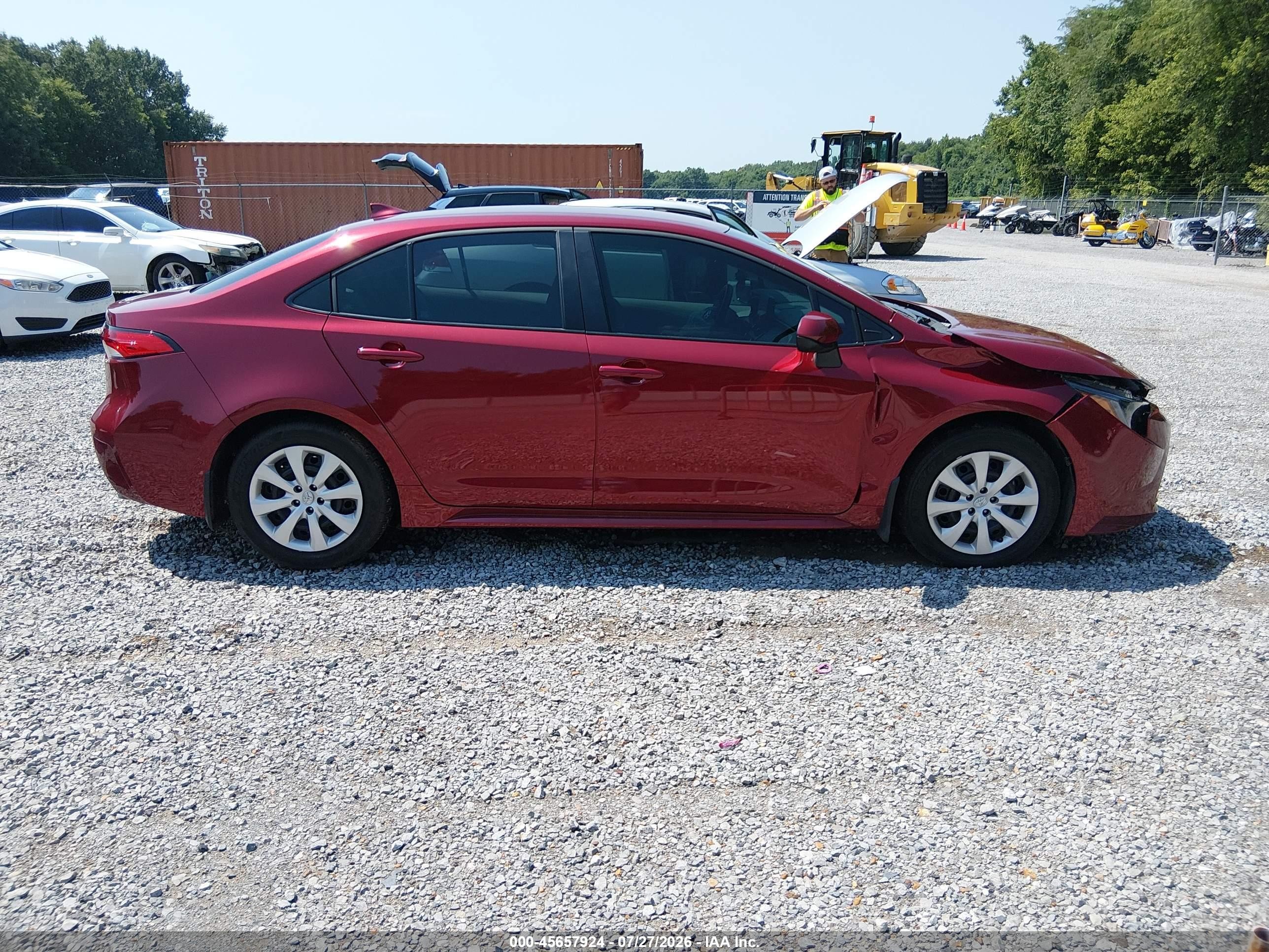 2025 Toyota Corolla Le Black vin: 5YFB4MDE0SP320177