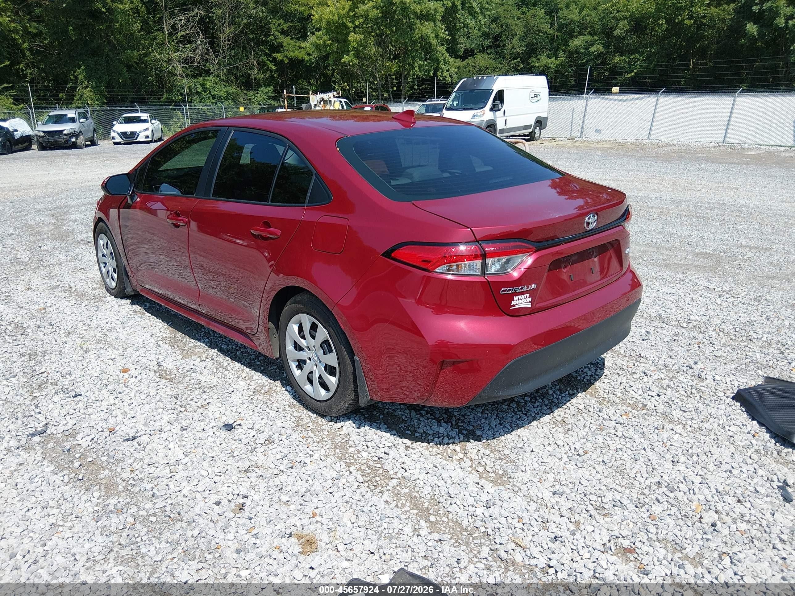 2025 Toyota Corolla Le Black vin: 5YFB4MDE0SP320177