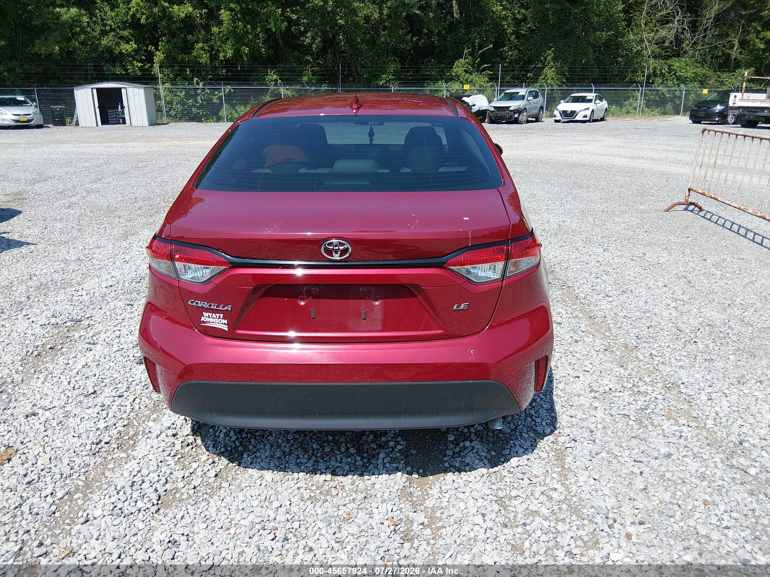 2025 Toyota Corolla Le Black vin: 5YFB4MDE0SP320177