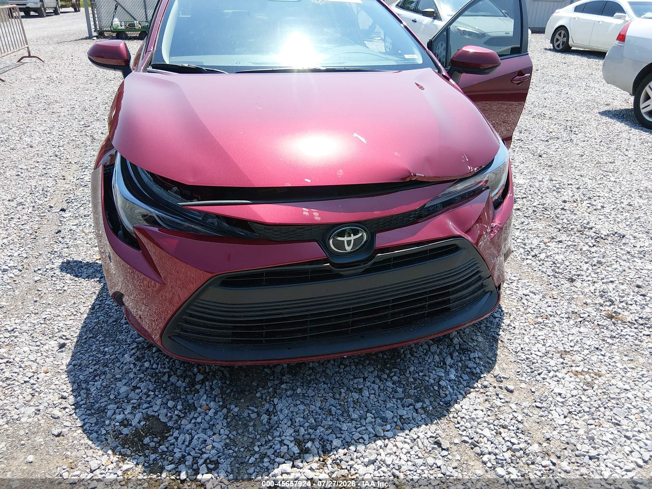 2025 Toyota Corolla Le Black vin: 5YFB4MDE0SP320177