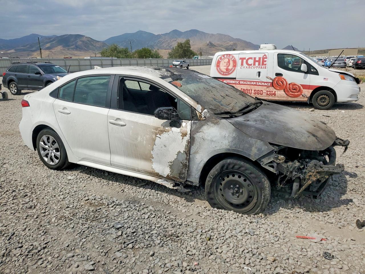 2026 Toyota Corolla Le White vin: 5YFB4MDE0TP408521