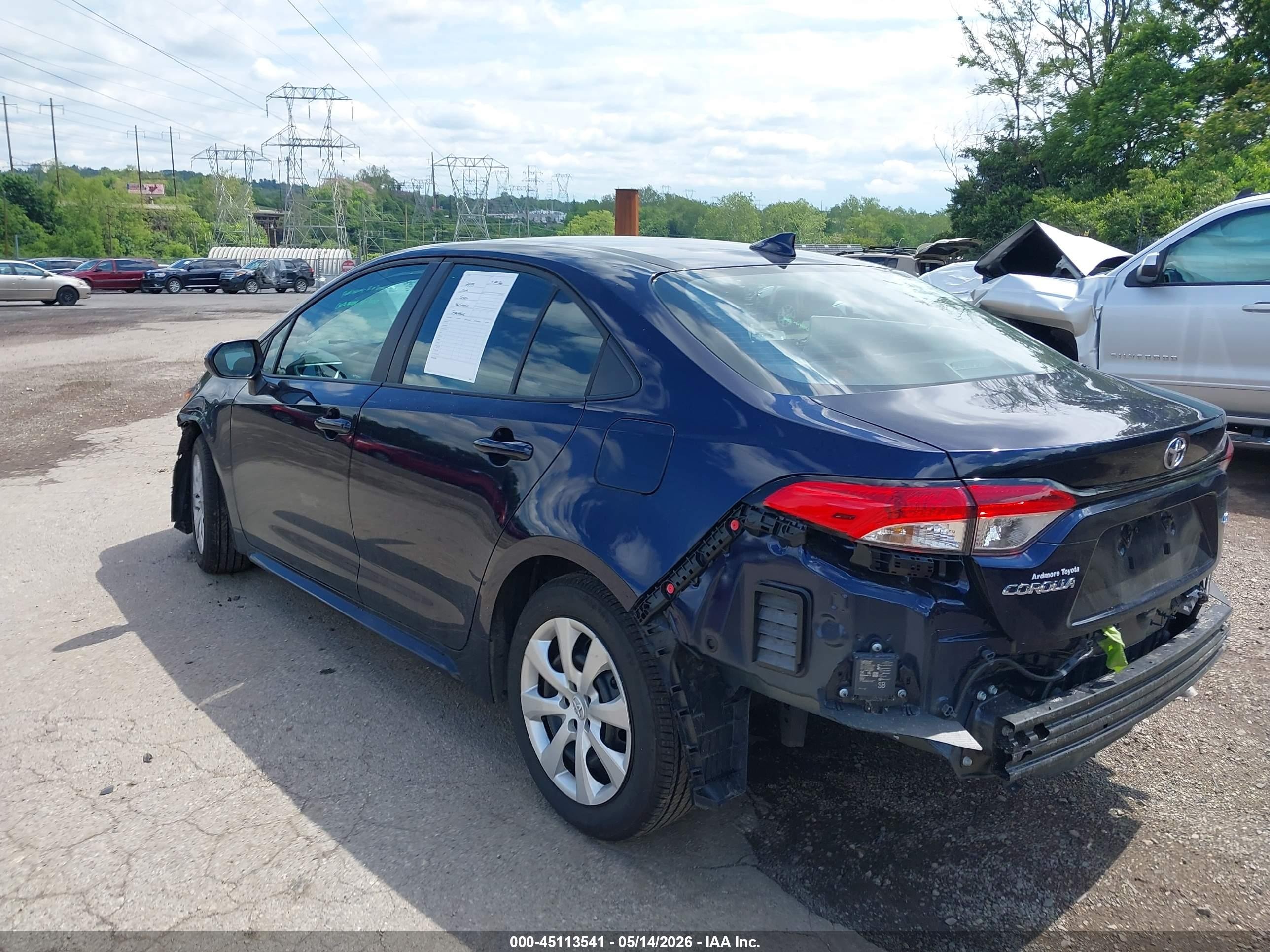 2026 Toyota Corolla Le Blue vin: 5YFB4MDE1TP392748