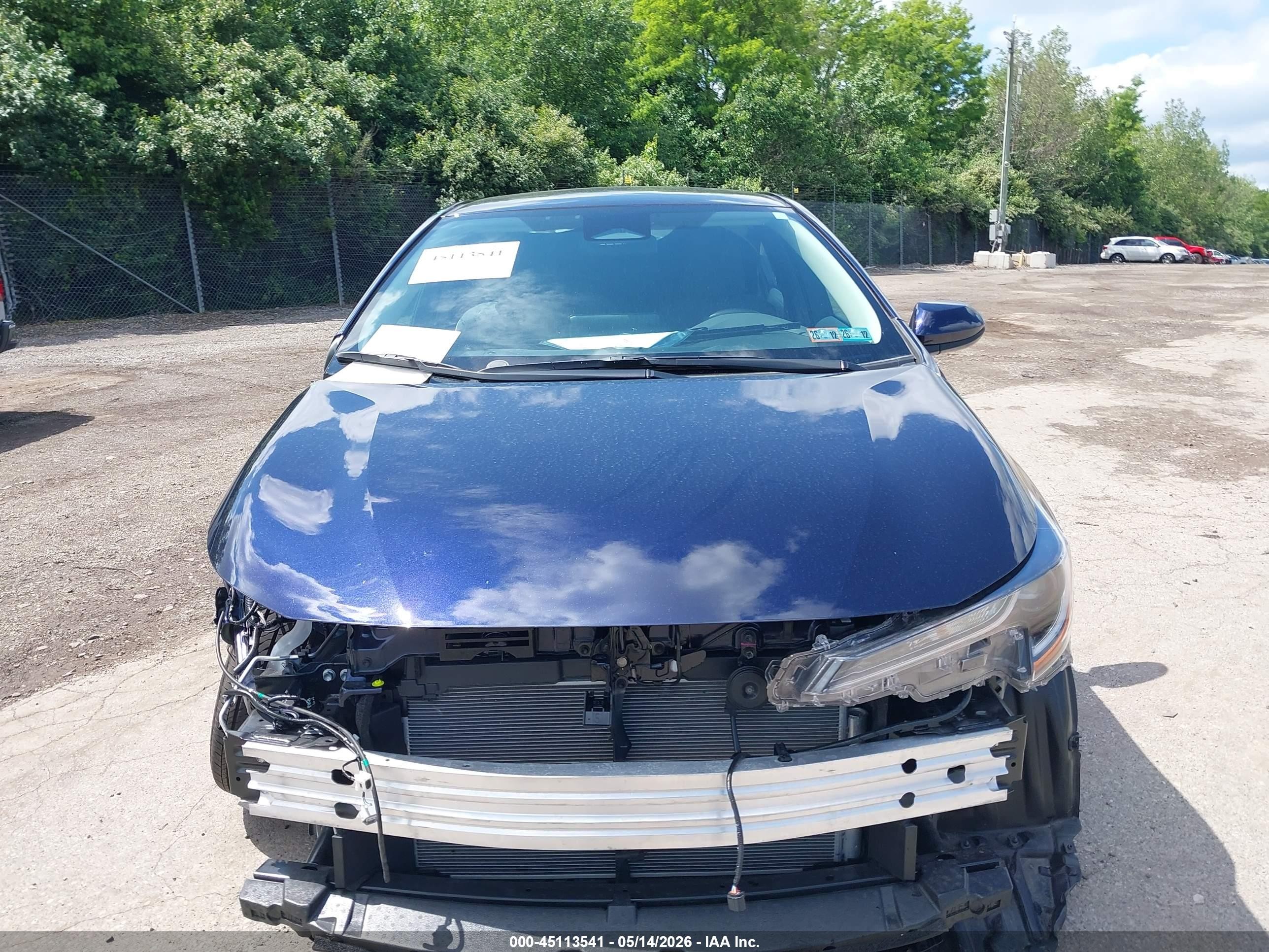 2026 Toyota Corolla Le Blue vin: 5YFB4MDE1TP392748