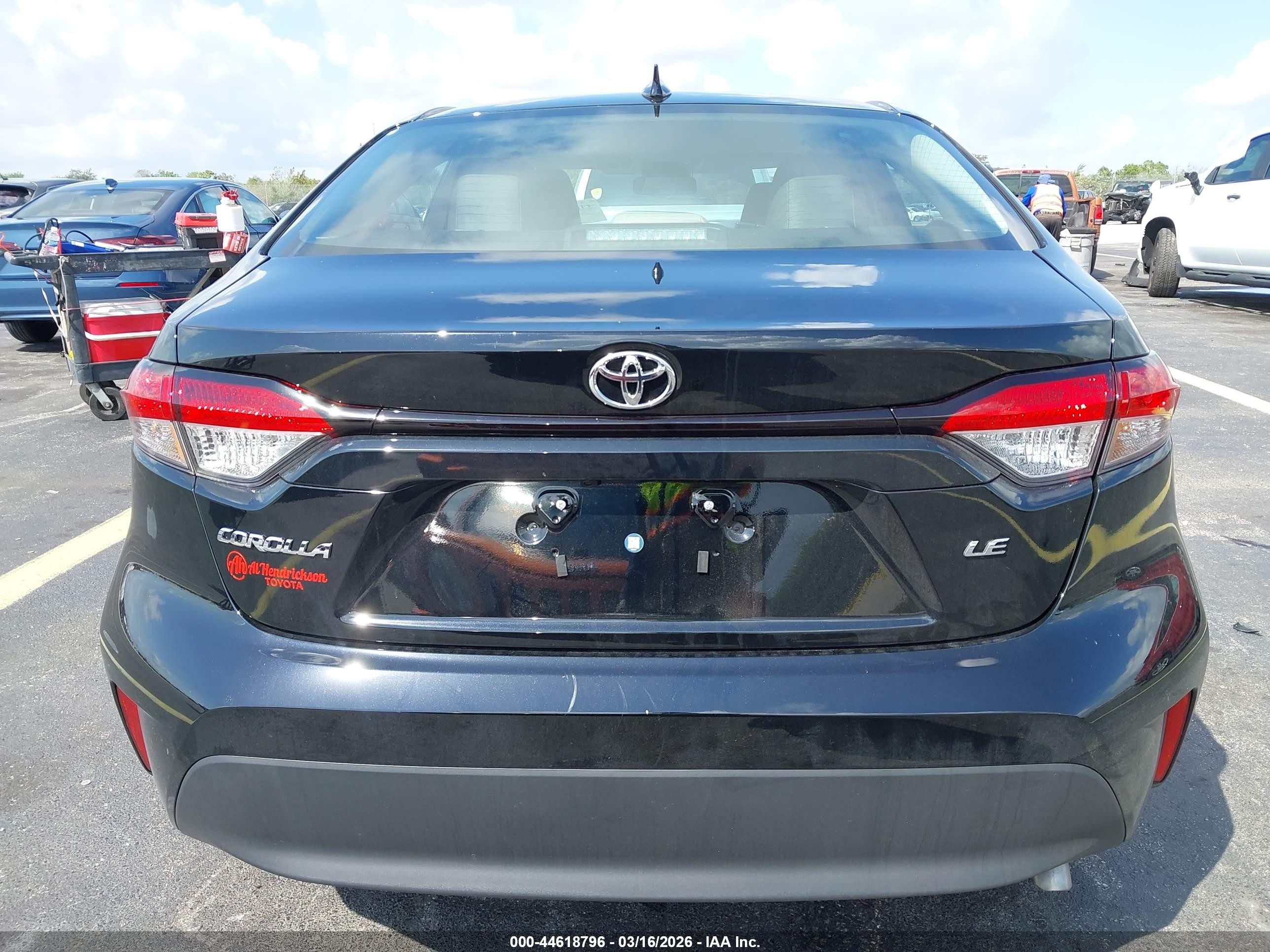 2026 Toyota Corolla Le Black vin: 5YFB4MDE1TP407815