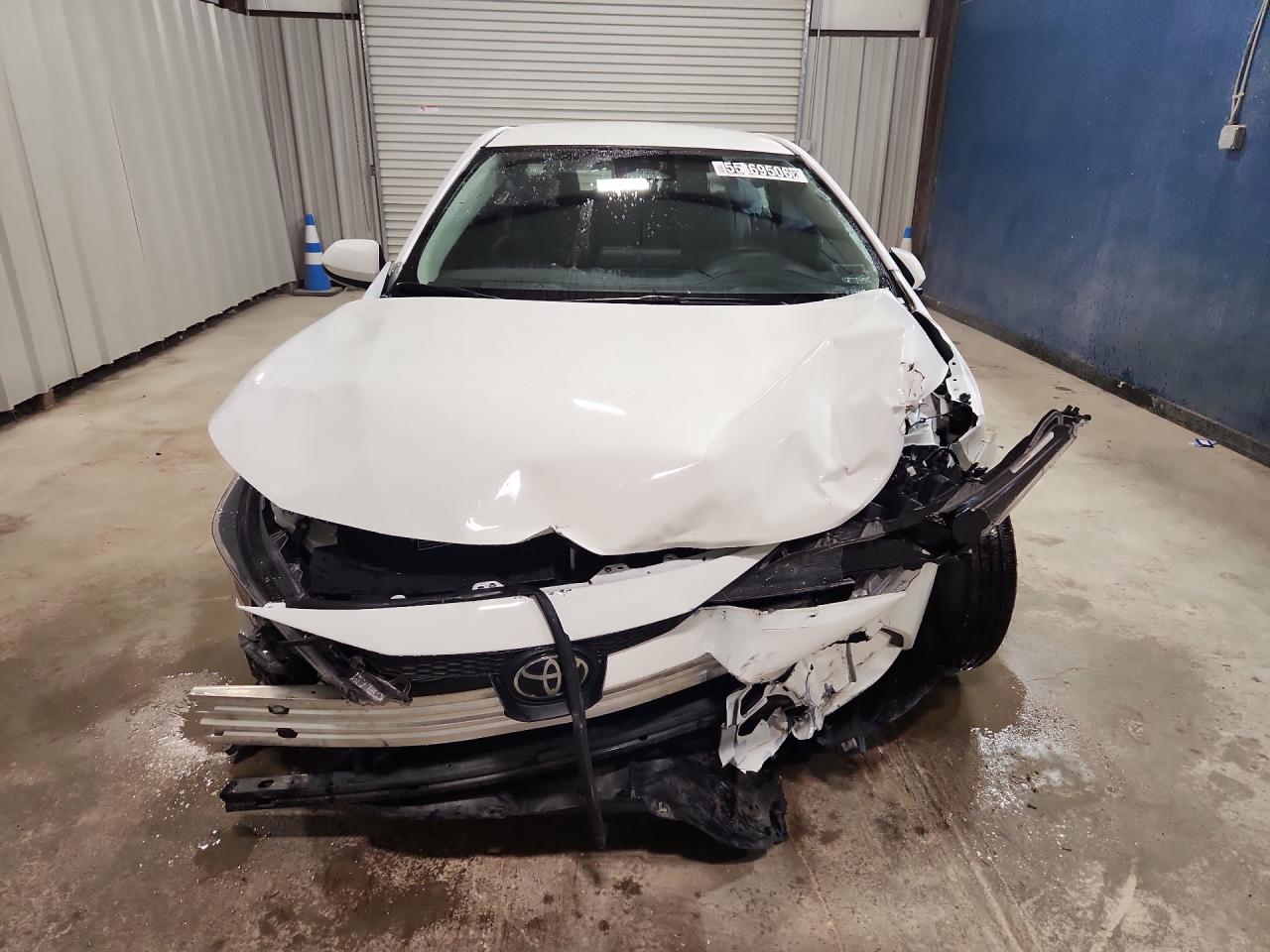 2024 Toyota Corolla Le White vin: 5YFB4MDE2RP150396 Damage: Front Bumper Reinforcement, Bent, > 12 Inches