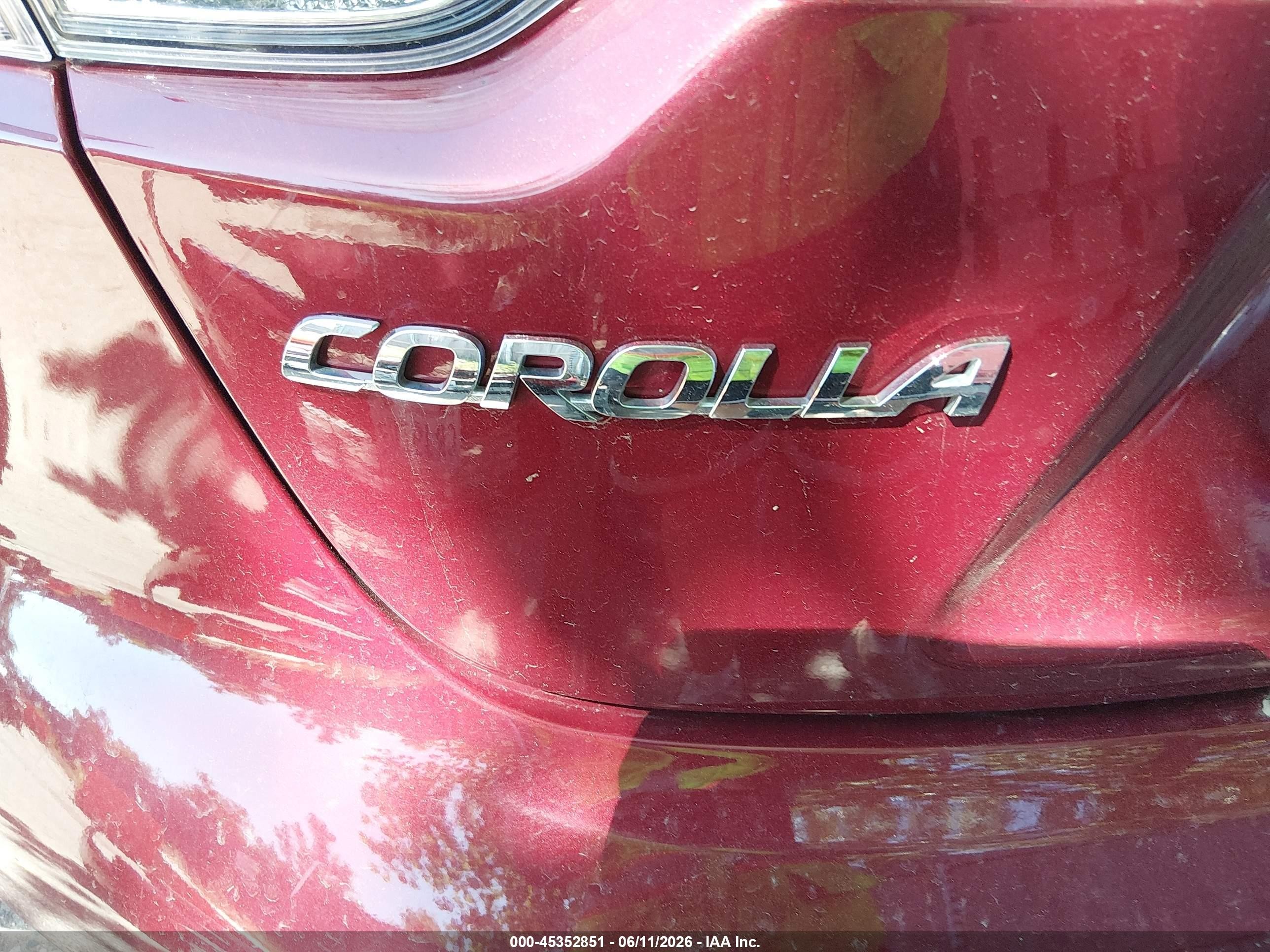 2025 Toyota Corolla Le Red vin: 5YFB4MDE2SP245613