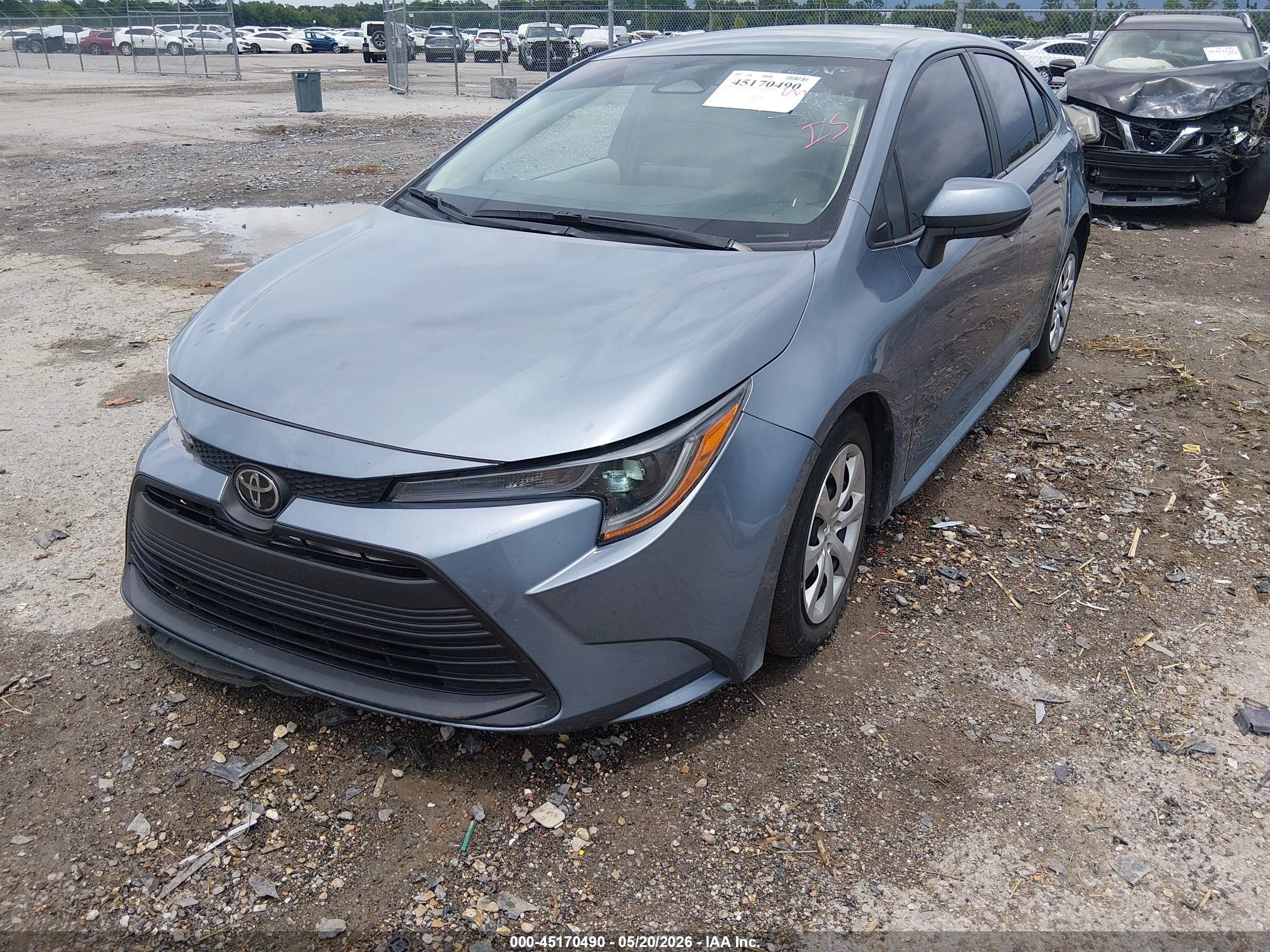 2023 Toyota Corolla Le Синий vin: 5YFB4MDE3PP072000
