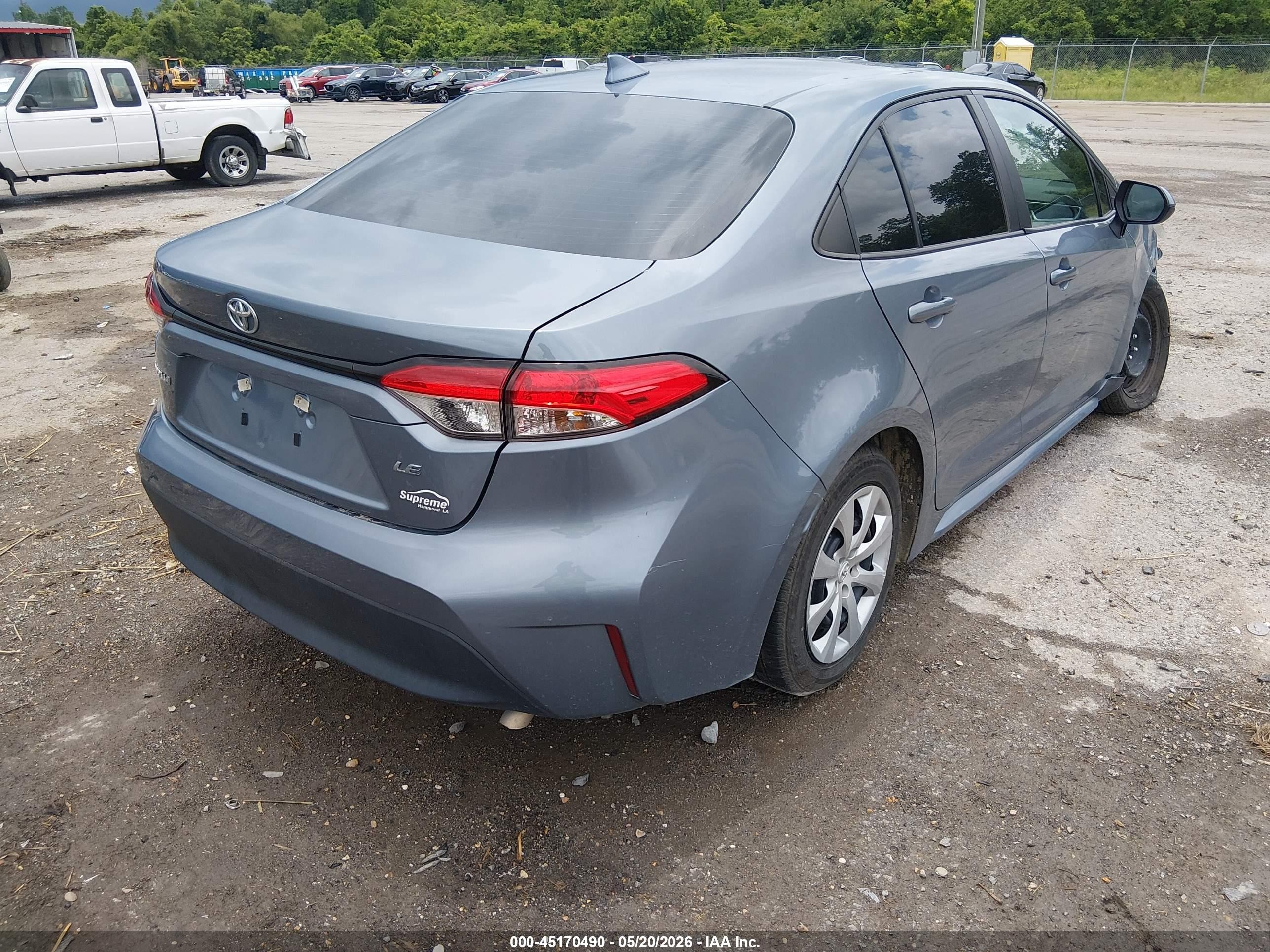 2023 Toyota Corolla Le Синий vin: 5YFB4MDE3PP072000