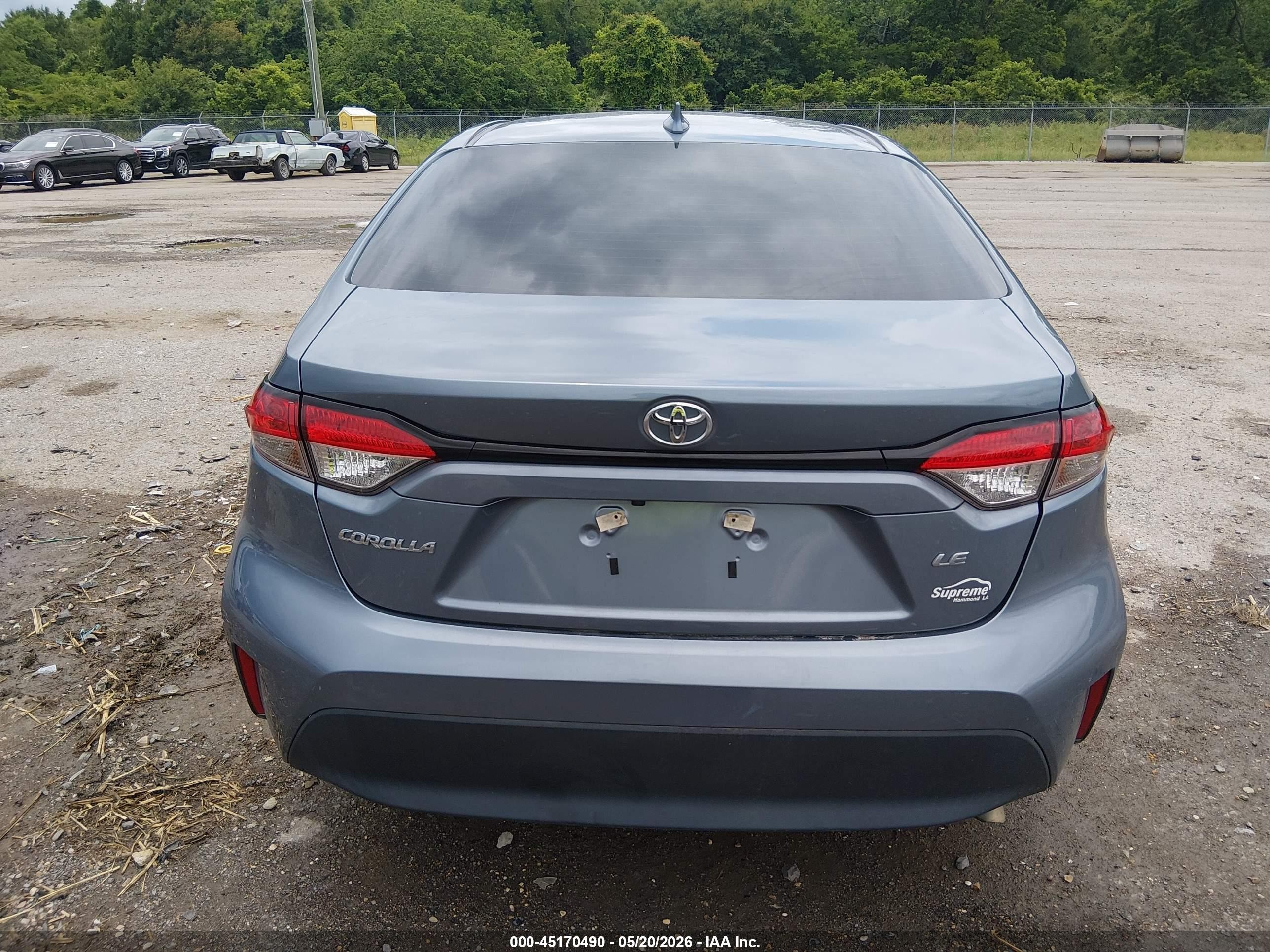 2023 Toyota Corolla Le Синий vin: 5YFB4MDE3PP072000