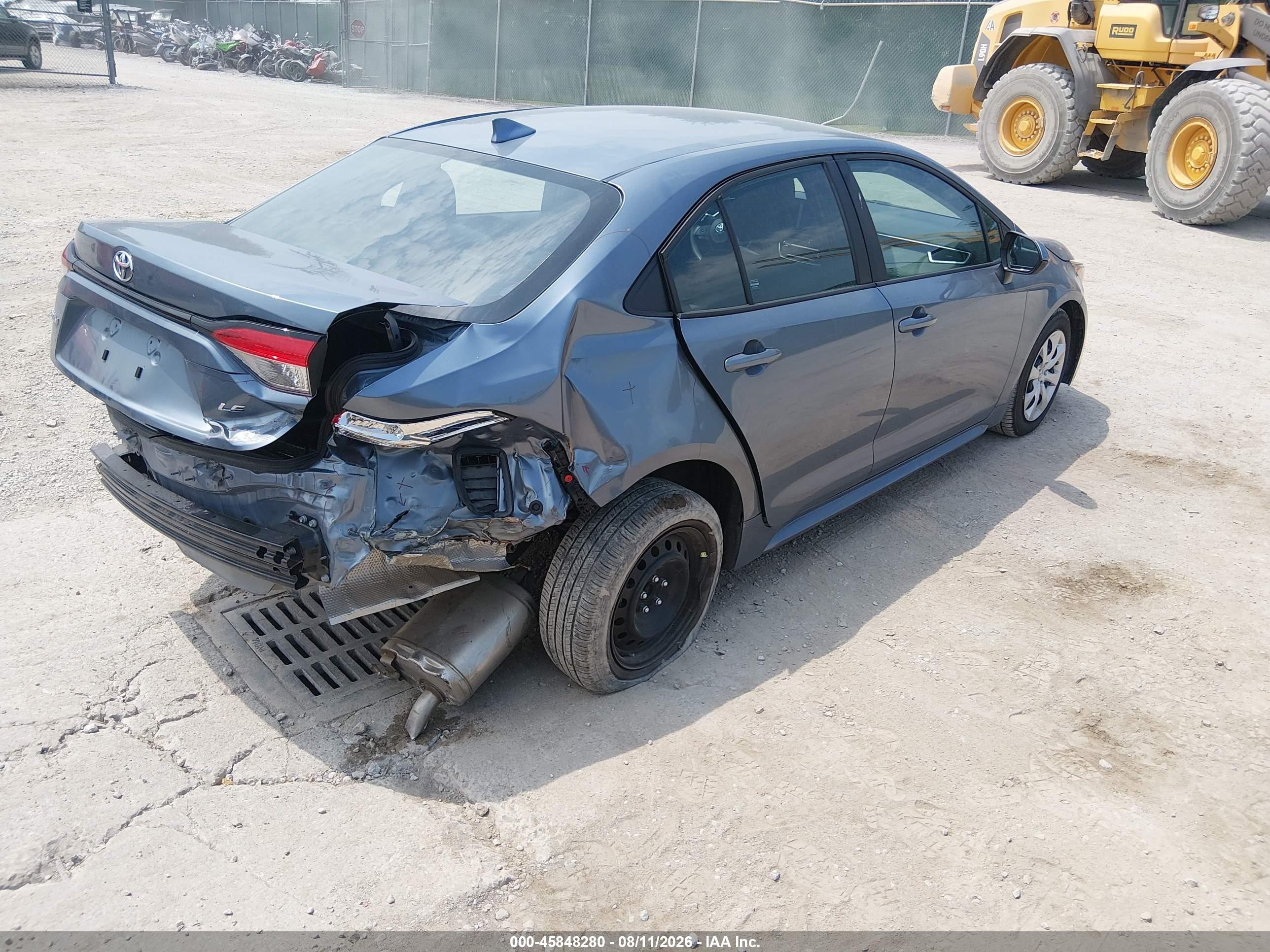 2025 Toyota Corolla Le Gray vin: 5YFB4MDE3SP255079