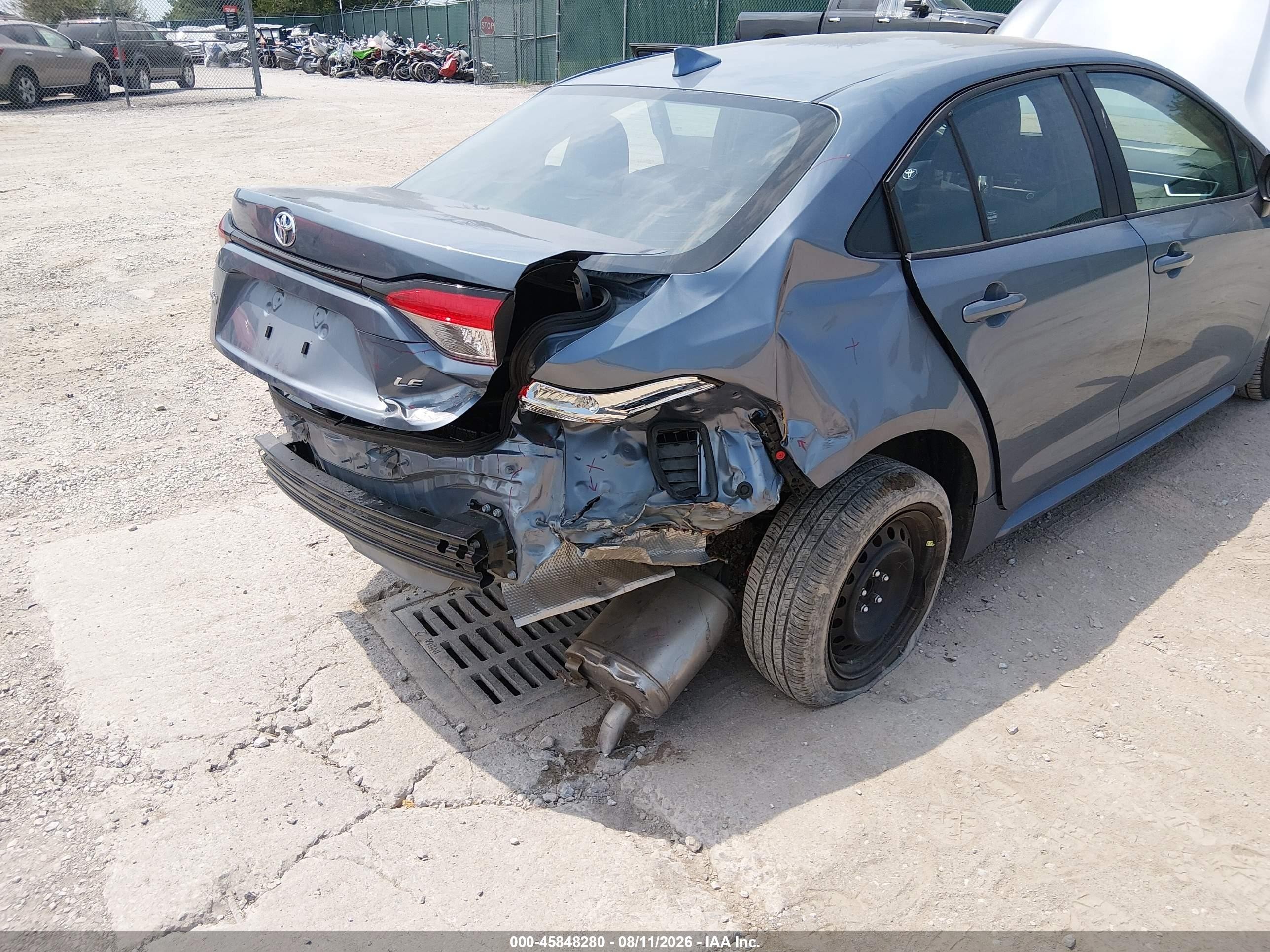 2025 Toyota Corolla Le Gray vin: 5YFB4MDE3SP255079