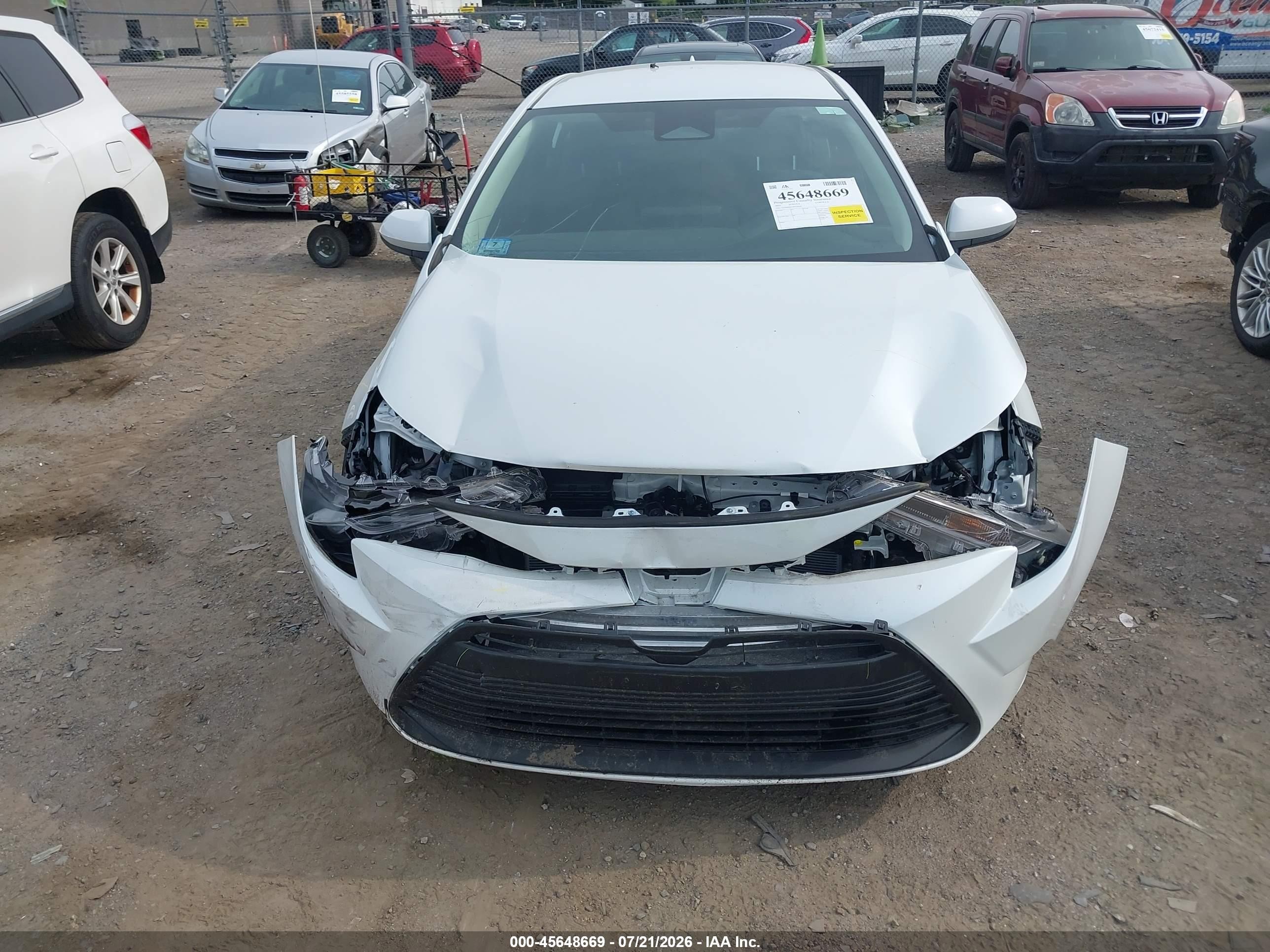 2025 Toyota Corolla Le White vin: 5YFB4MDE3SP324420