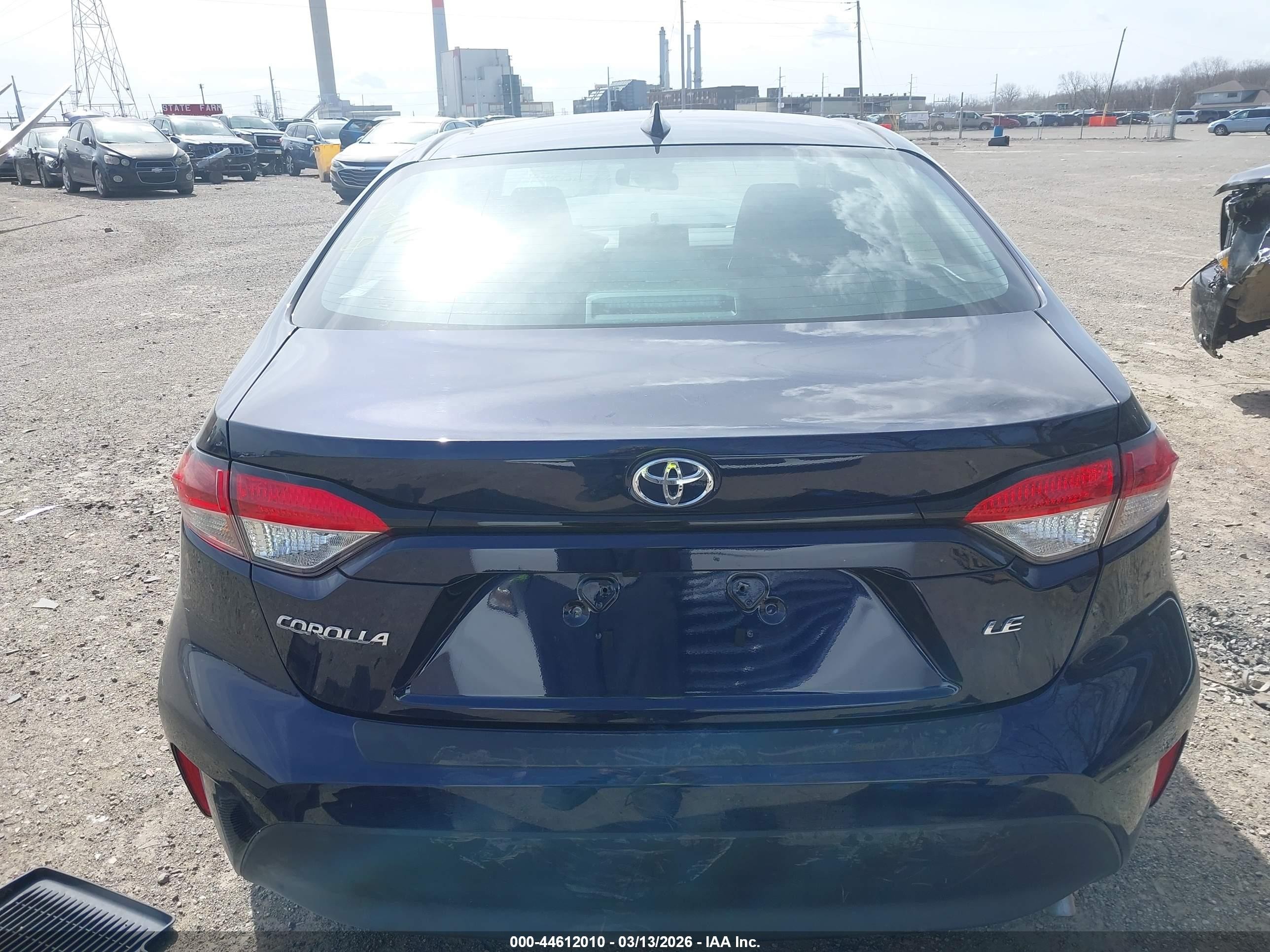 2025 Toyota Corolla Le Blue vin: 5YFB4MDE3SP351939