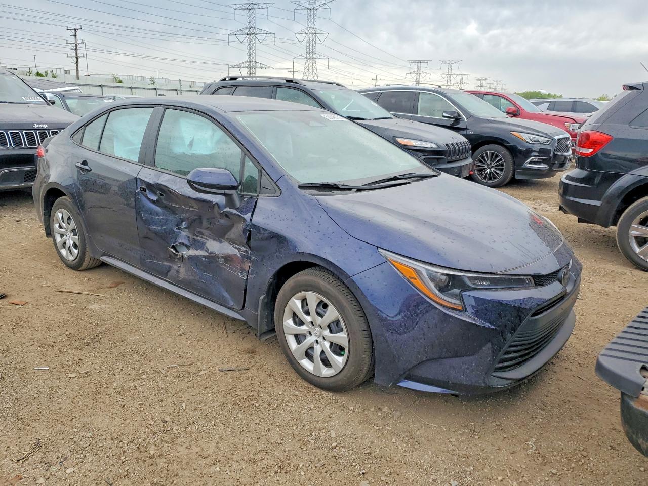 2025 Toyota Corolla Le Синий vin: 5YFB4MDE3SP355893
