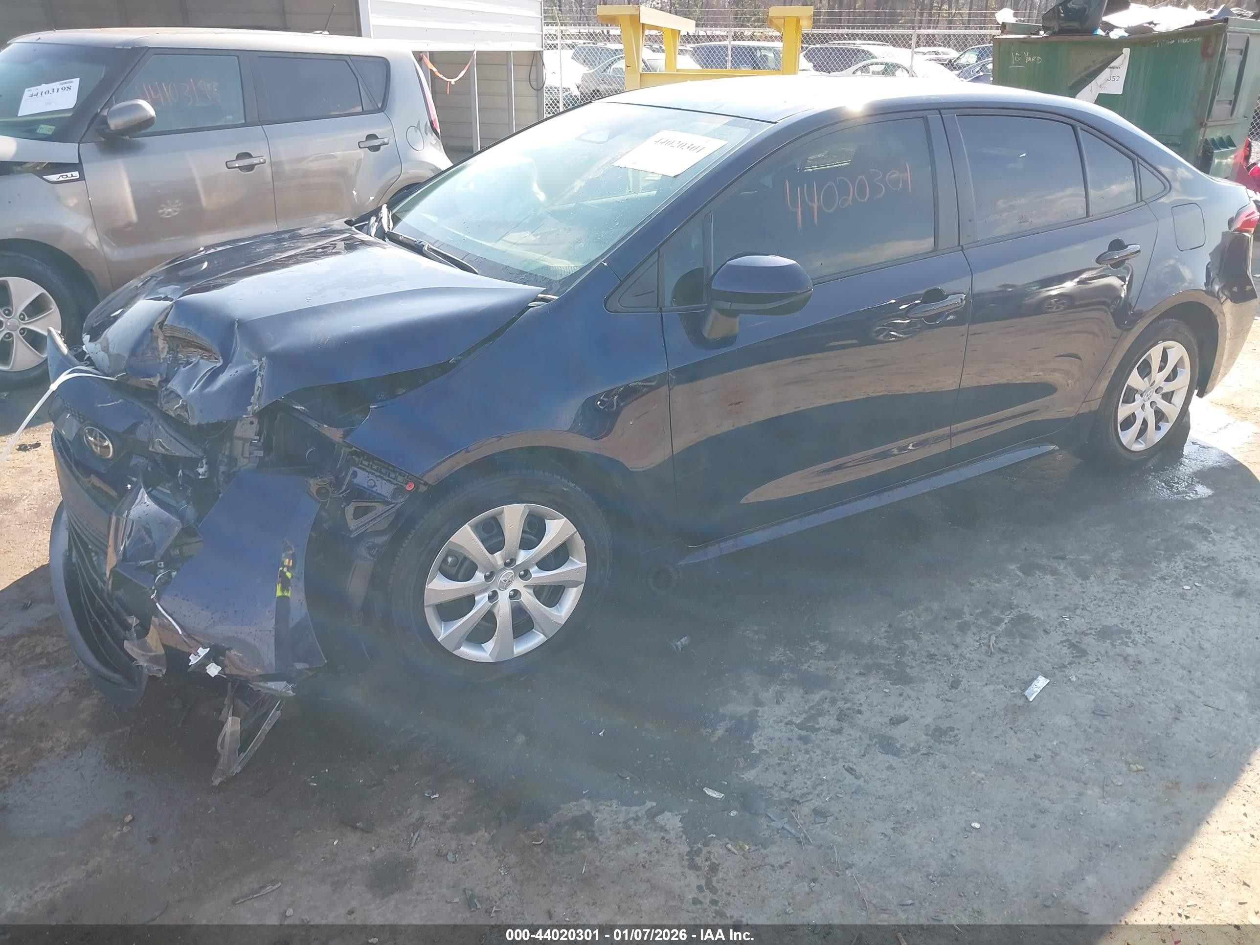 2025 Toyota Corolla Le Синий vin: 5YFB4MDE4SP327147
