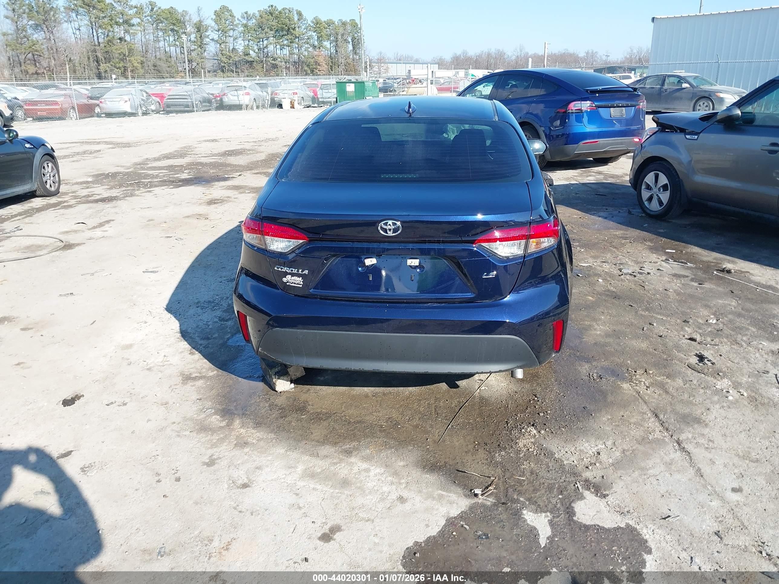 2025 Toyota Corolla Le Синий vin: 5YFB4MDE4SP327147