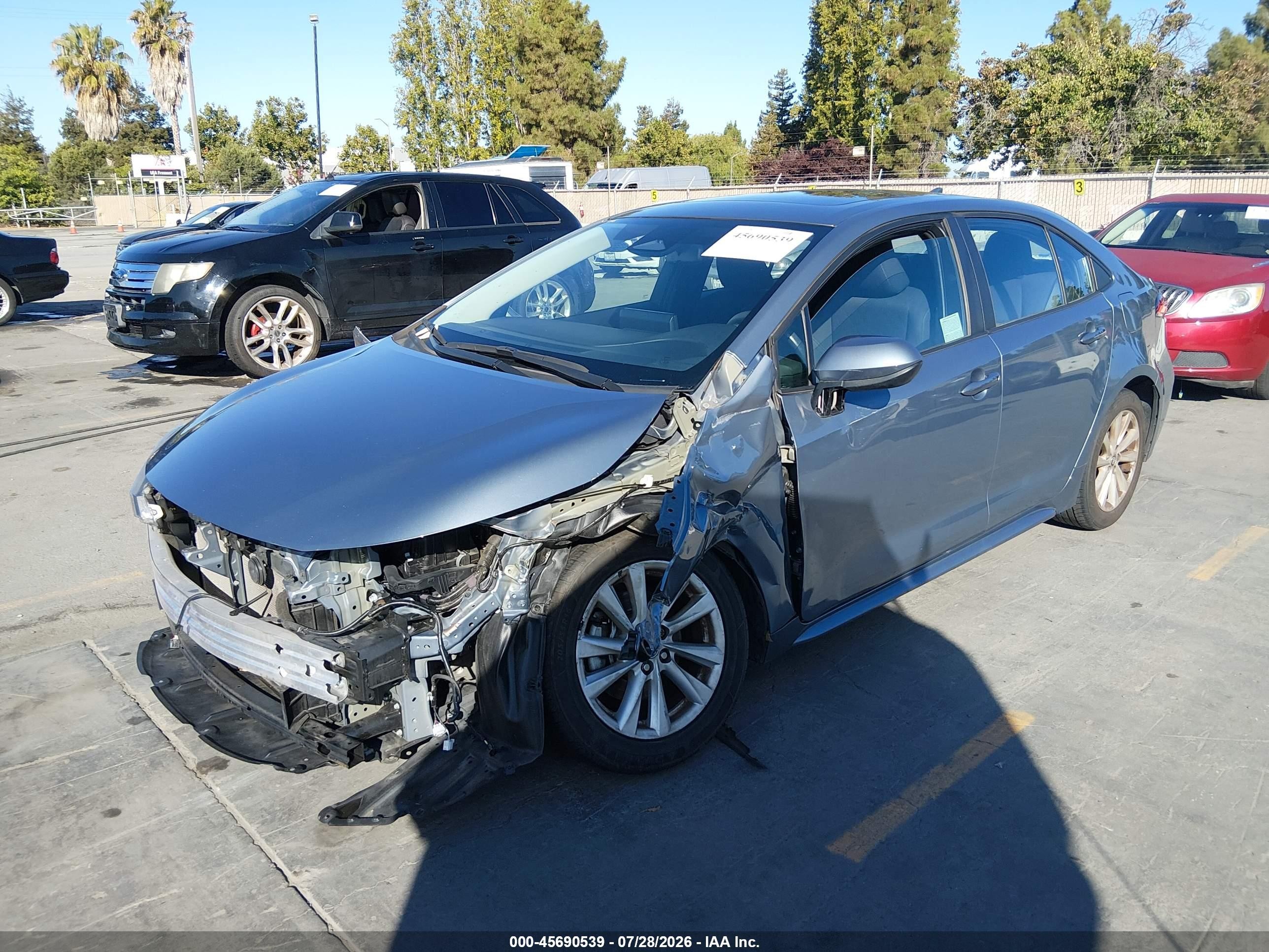 2024 Toyota Corolla Le Синий vin: 5YFB4MDE5RP122902