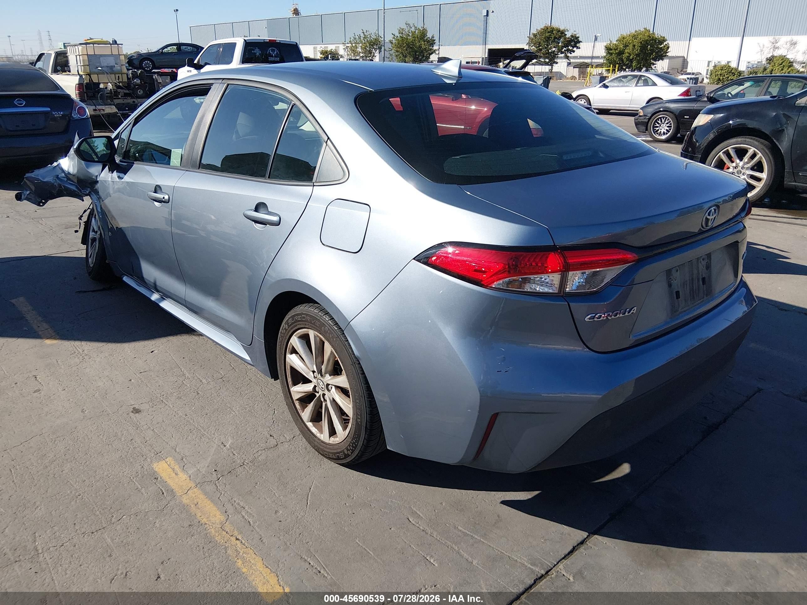 2024 Toyota Corolla Le Синий vin: 5YFB4MDE5RP122902
