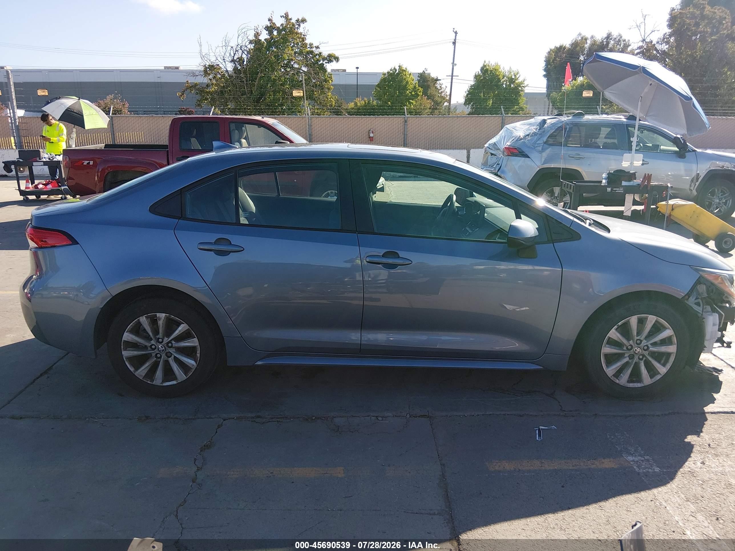 2024 Toyota Corolla Le Синий vin: 5YFB4MDE5RP122902