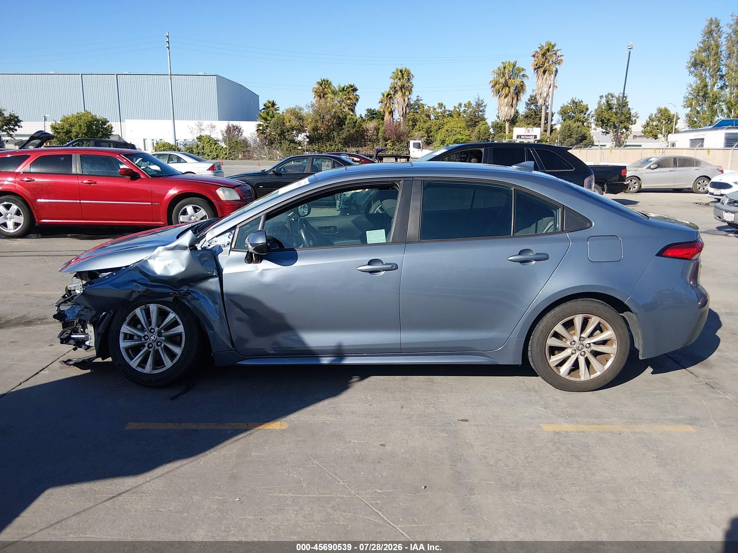 2024 Toyota Corolla Le Синий vin: 5YFB4MDE5RP122902