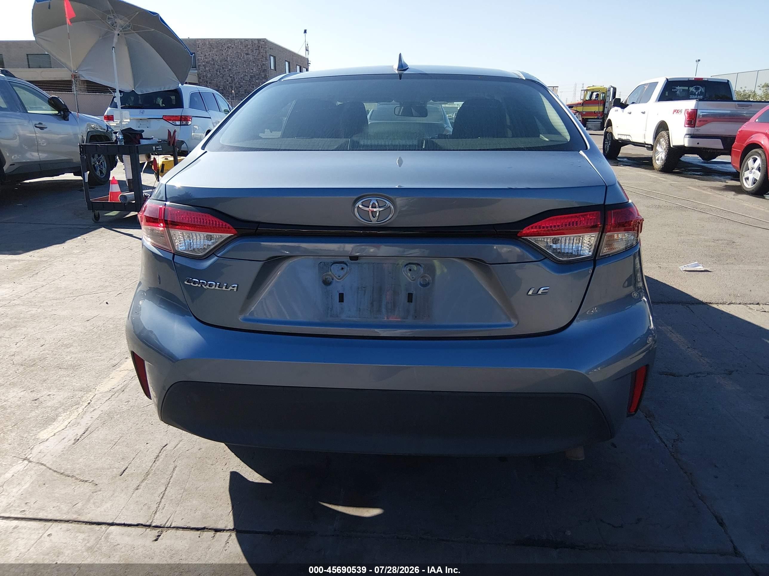 2024 Toyota Corolla Le Синий vin: 5YFB4MDE5RP122902