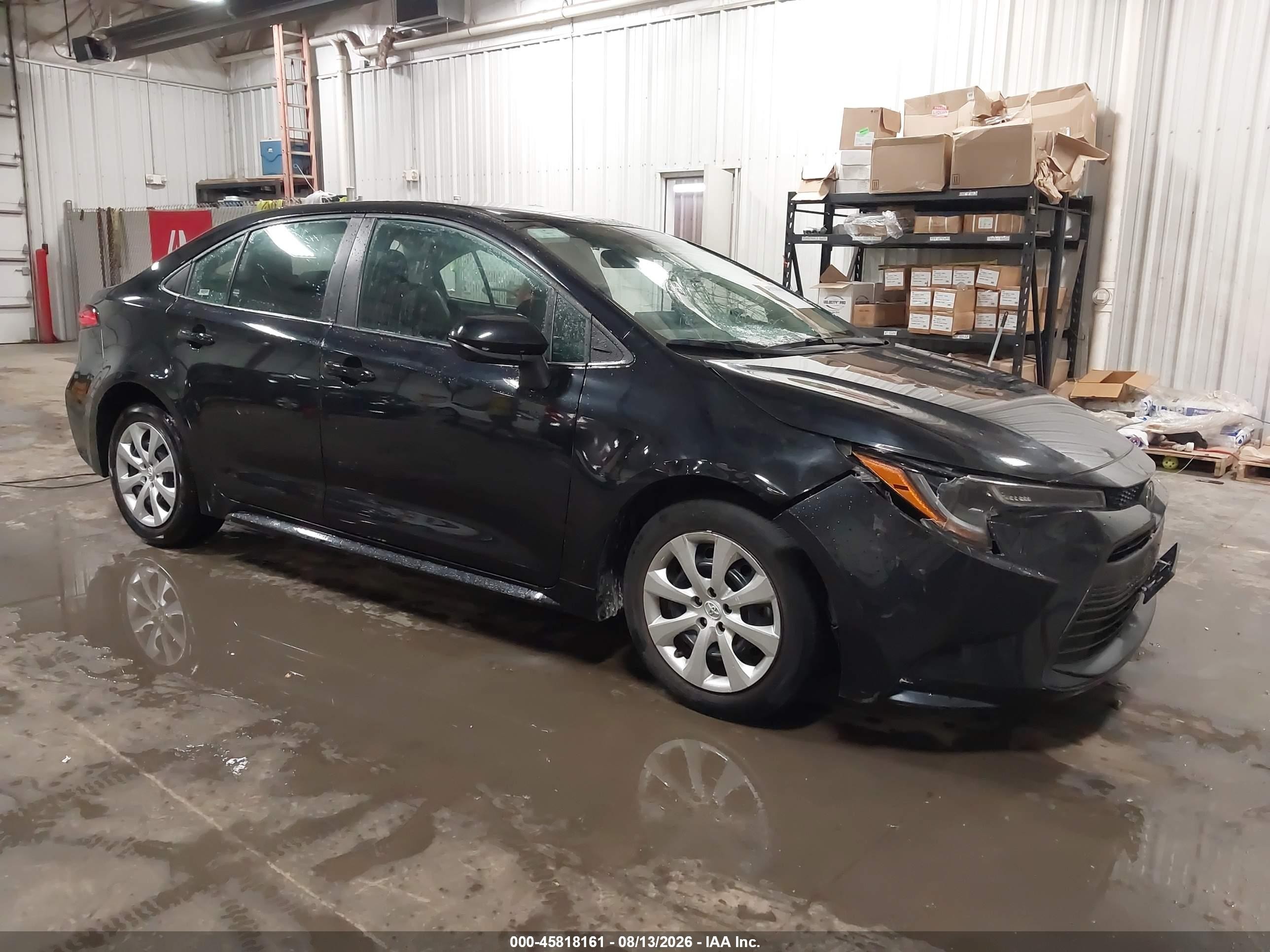 2025 Toyota Corolla Le Black vin: 5YFB4MDE5SP251549