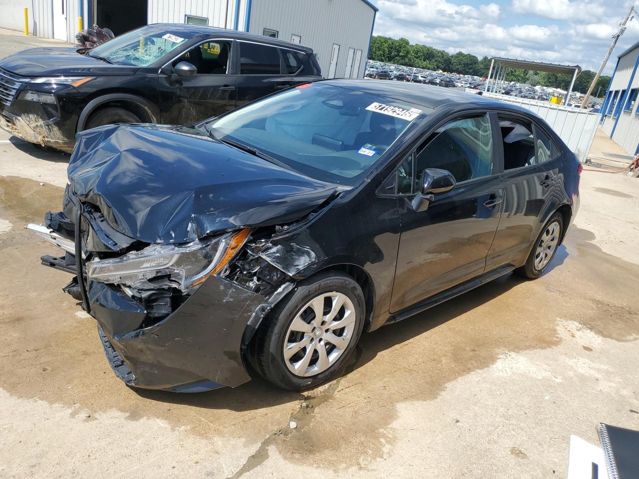2025 Toyota Corolla Le Black vin: 5YFB4MDE5SP311426 Damage: Left Front Fender, Severe Damage, Replacement Required
