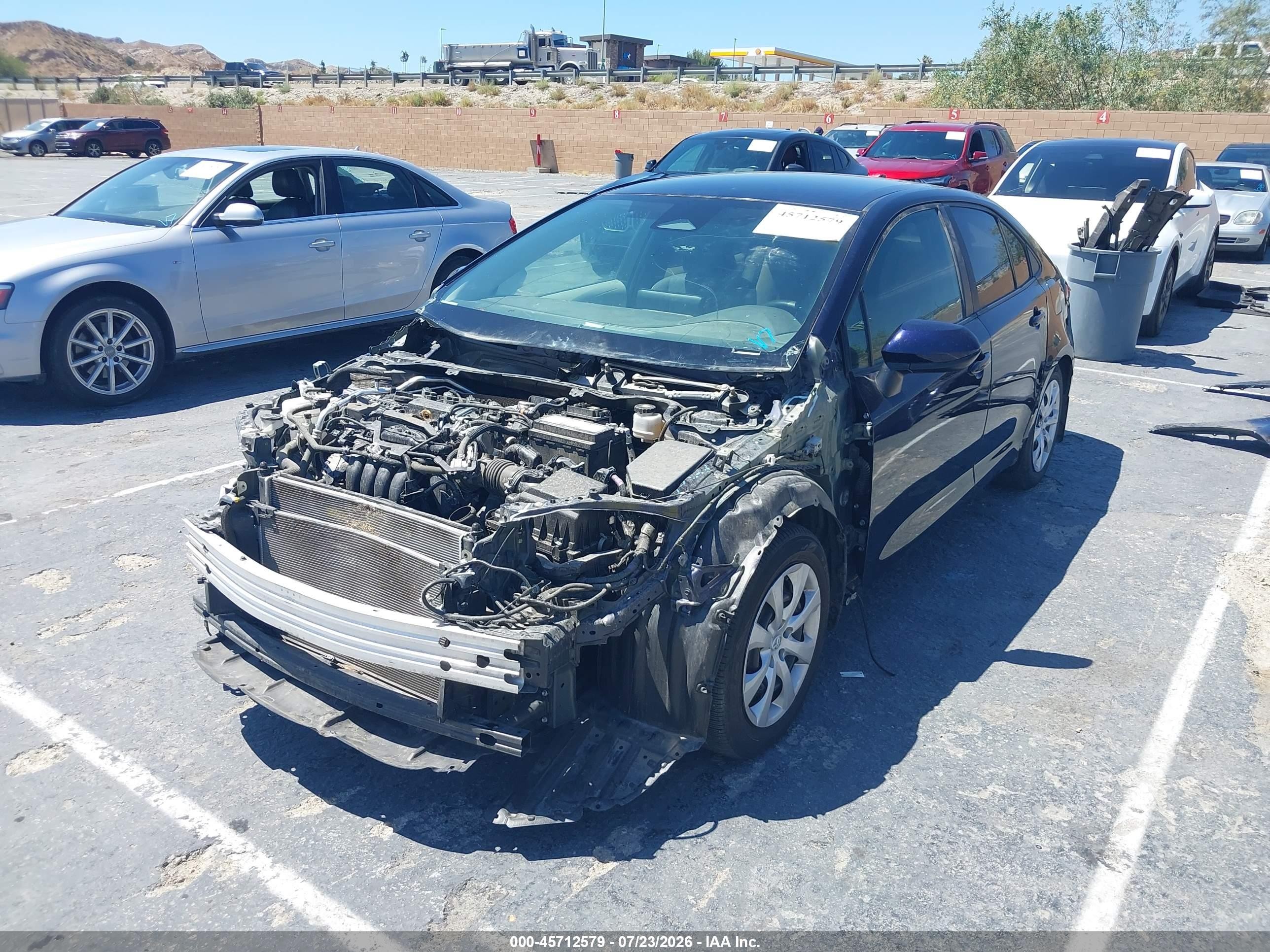 2023 Toyota Corolla Le Blue vin: 5YFB4MDE6PP019324
