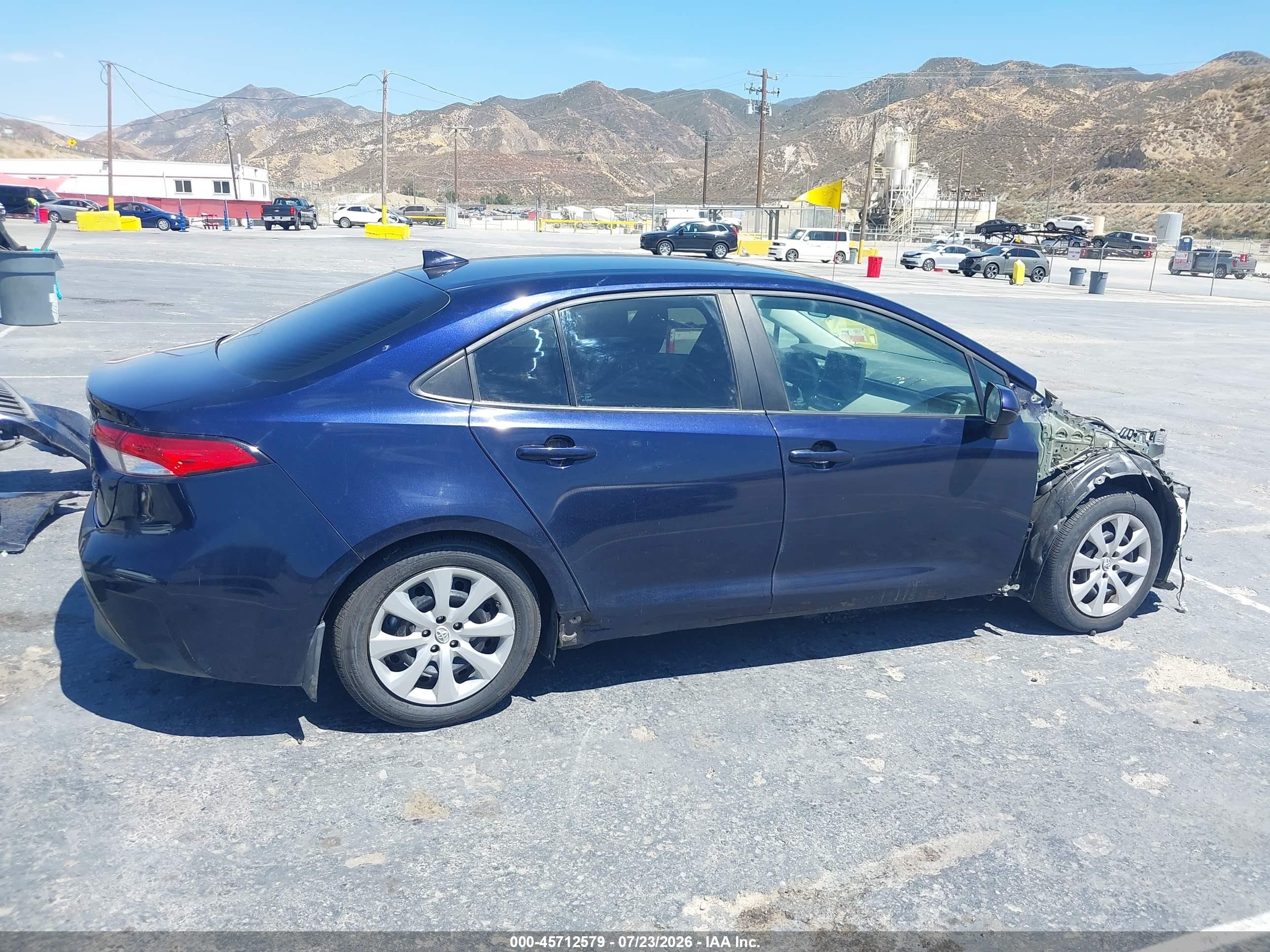 2023 Toyota Corolla Le Blue vin: 5YFB4MDE6PP019324