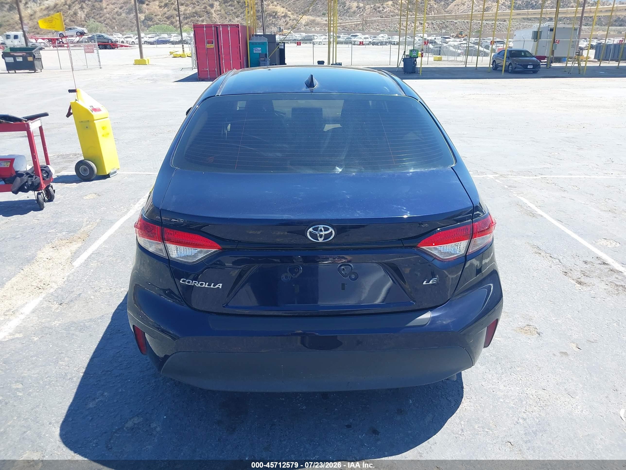 2023 Toyota Corolla Le Blue vin: 5YFB4MDE6PP019324