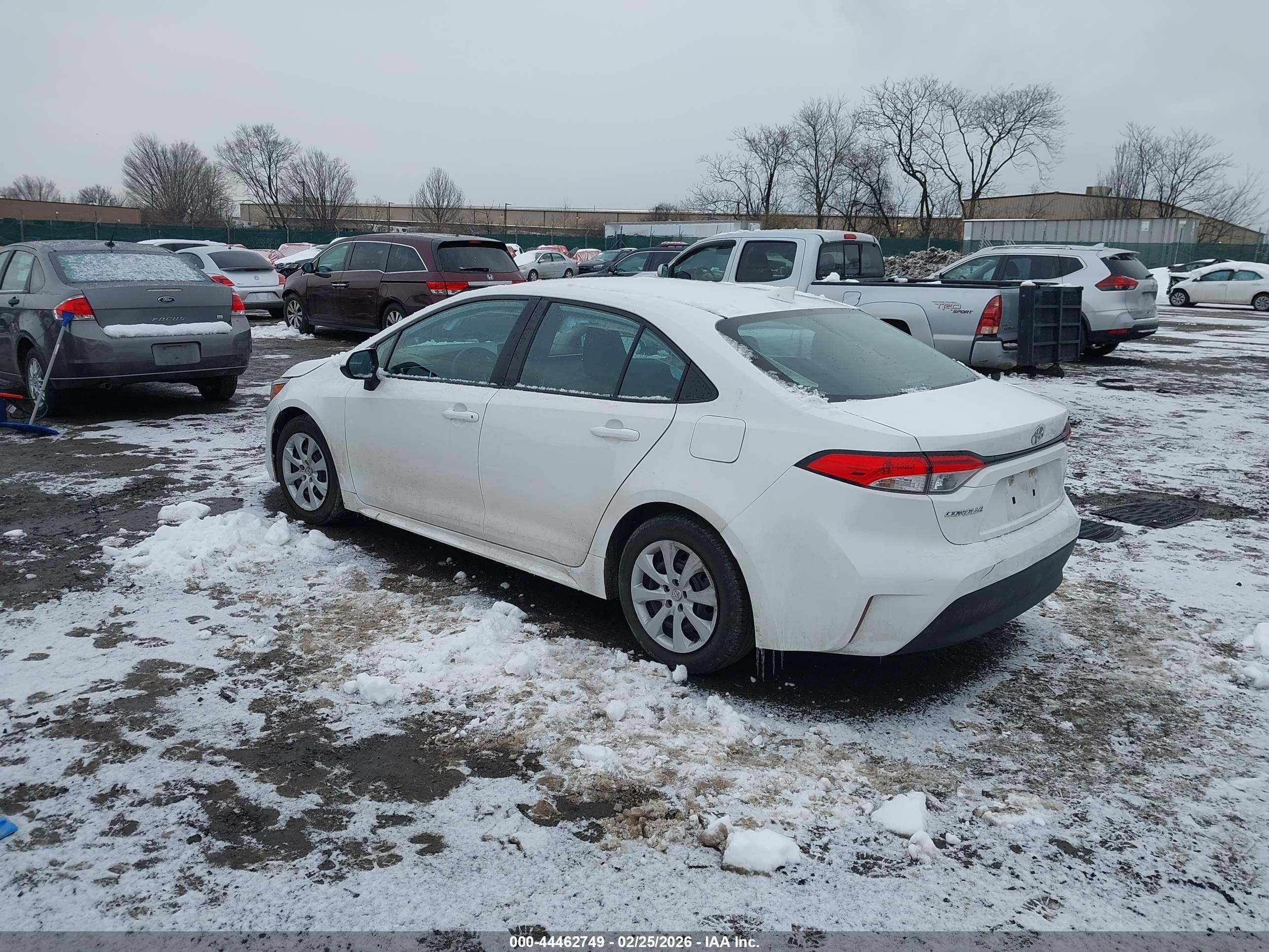 2023 Toyota Corolla Le White vin: 5YFB4MDE6PP070046