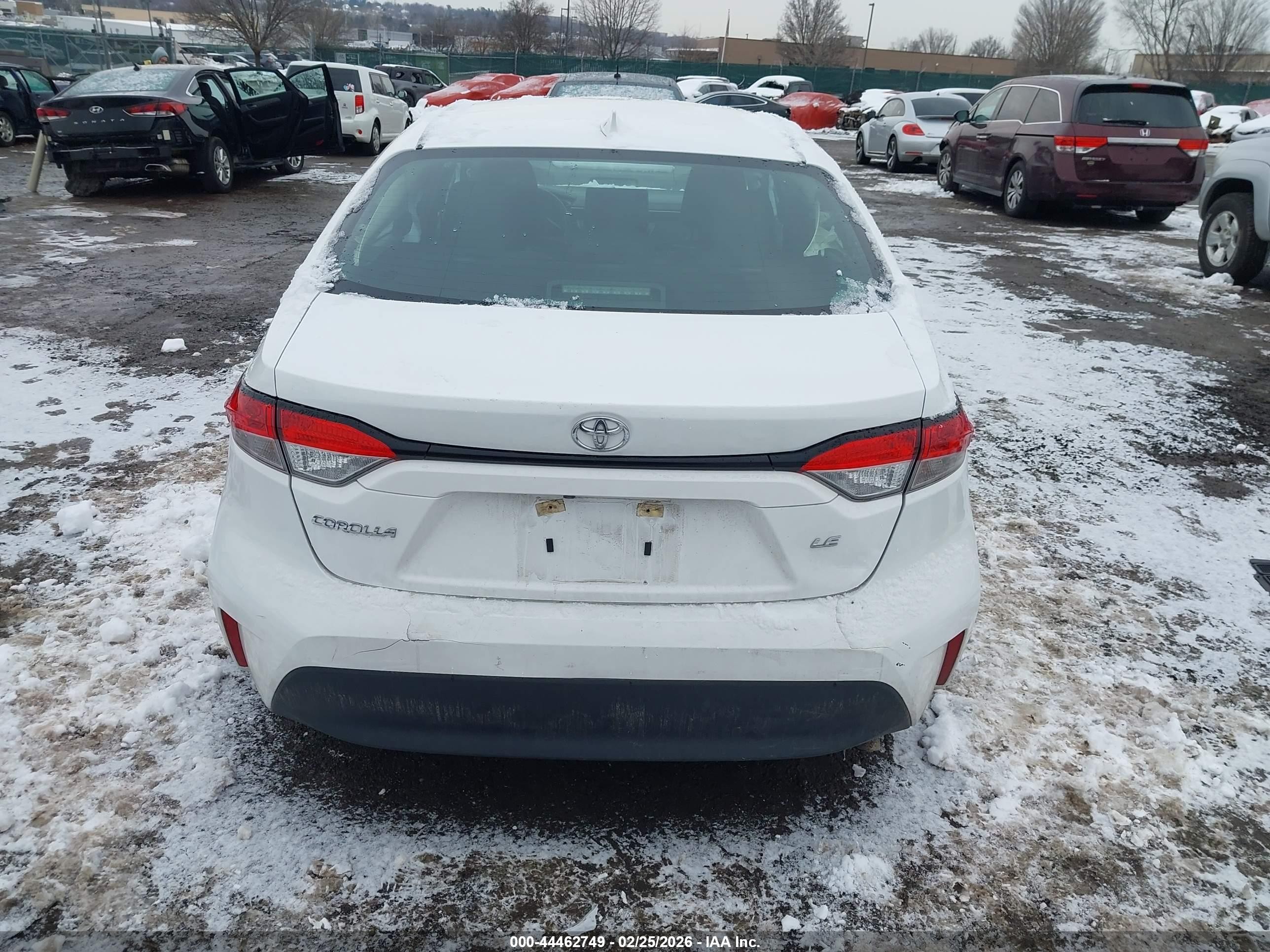 2023 Toyota Corolla Le White vin: 5YFB4MDE6PP070046