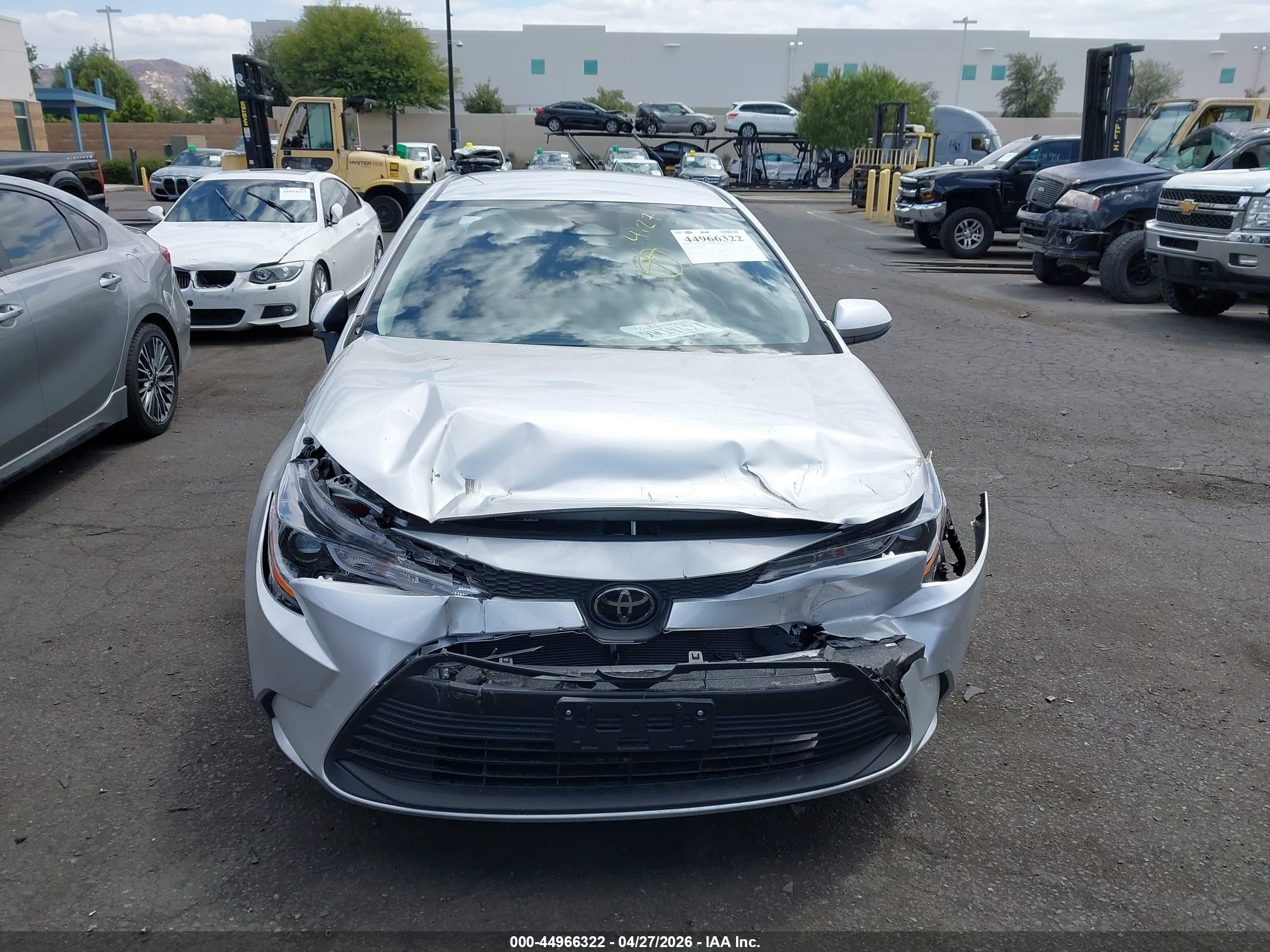 2025 Toyota Corolla Le Silver vin: 5YFB4MDE7SP269731