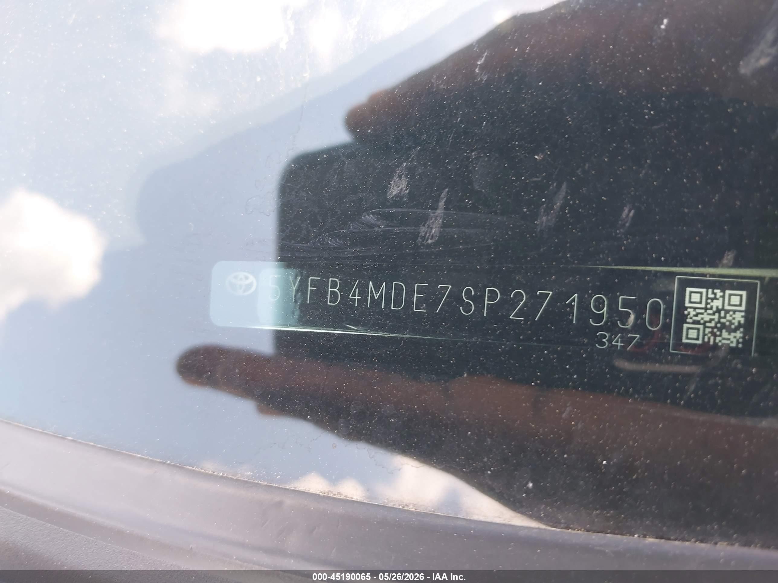 2025 Toyota Corolla Le Silver vin: 5YFB4MDE7SP271950