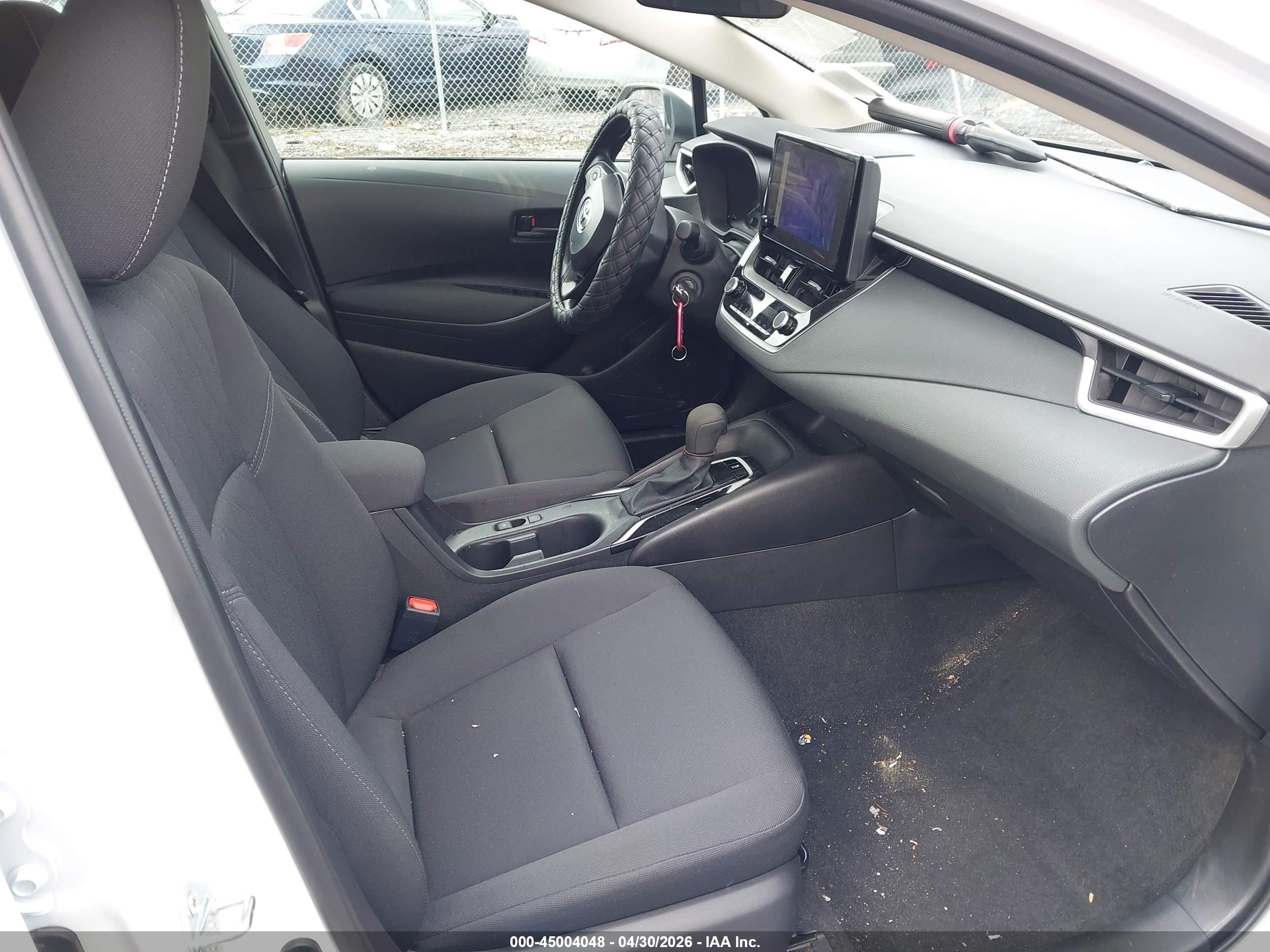 2025 Toyota Corolla Le White vin: 5YFB4MDE7SP308088