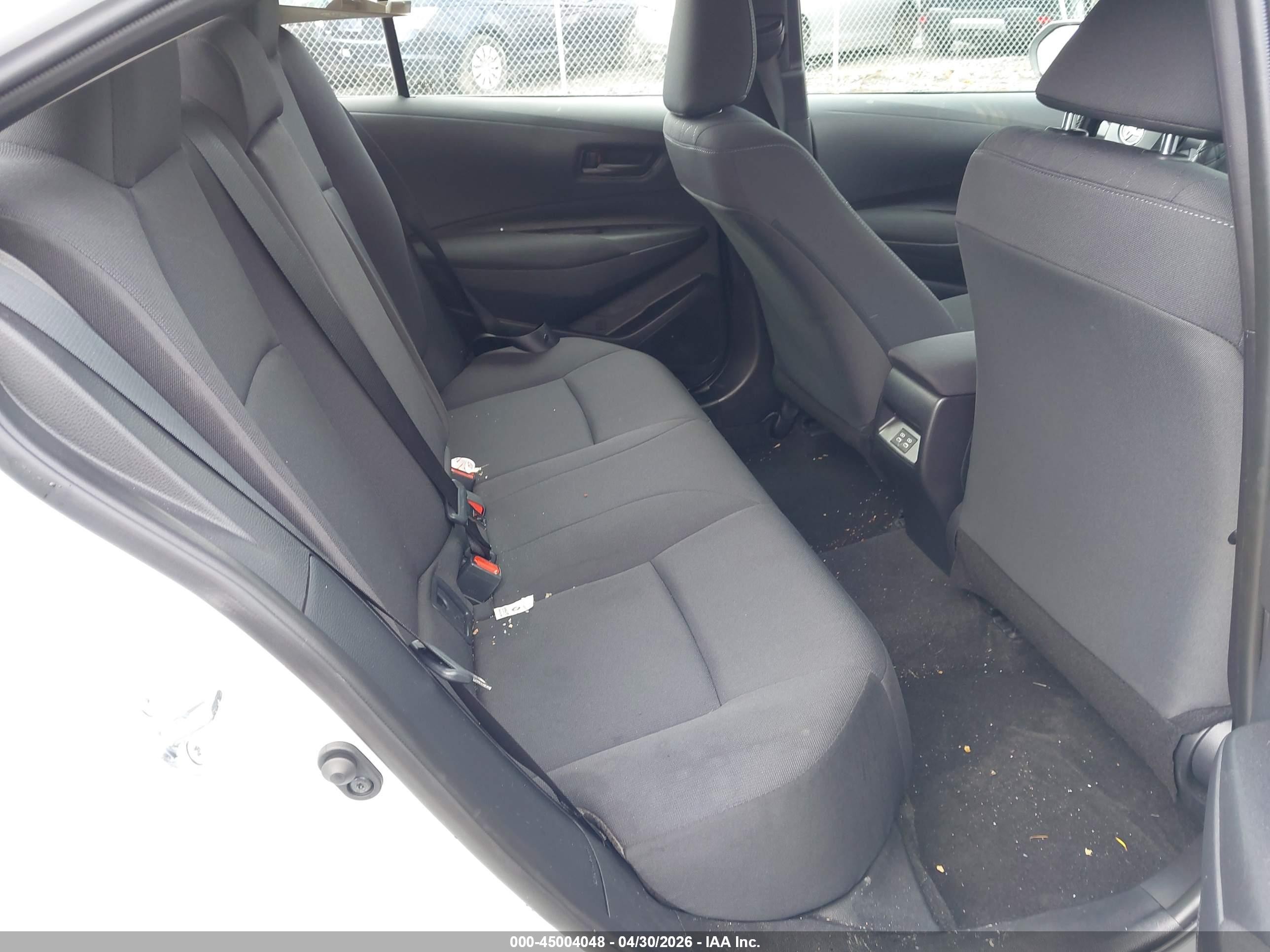 2025 Toyota Corolla Le White vin: 5YFB4MDE7SP308088